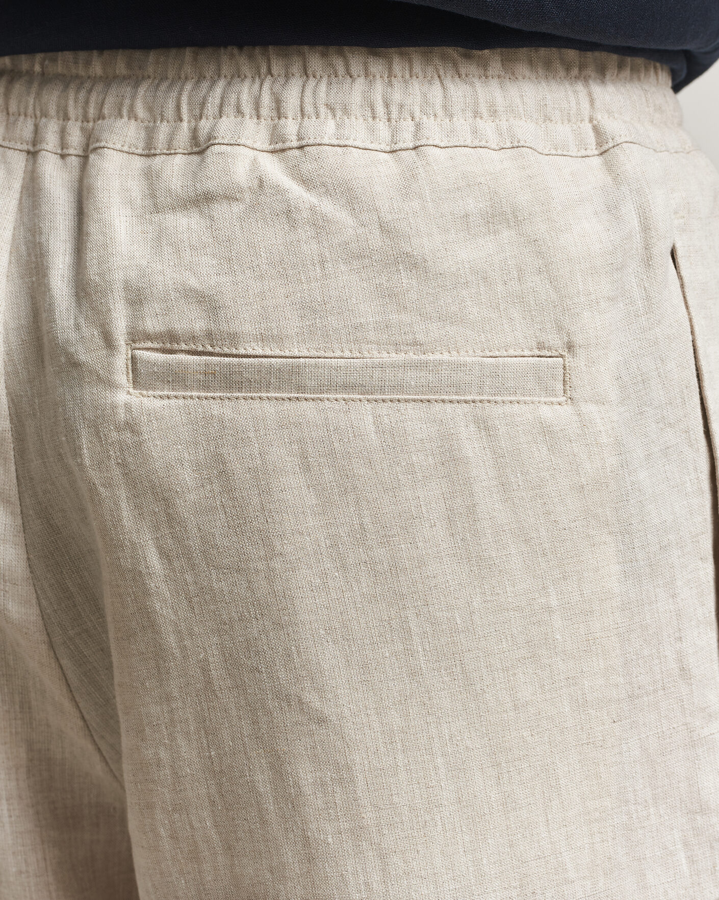 Heren | Broeken | J.Lindeberg | Noah Drape Linen Pants Moonbeam