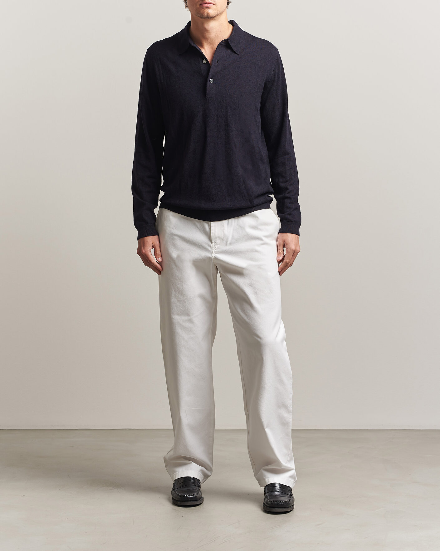Homme | Pantalons | J.Lindeberg | Devyn Cotton Twill Pants White