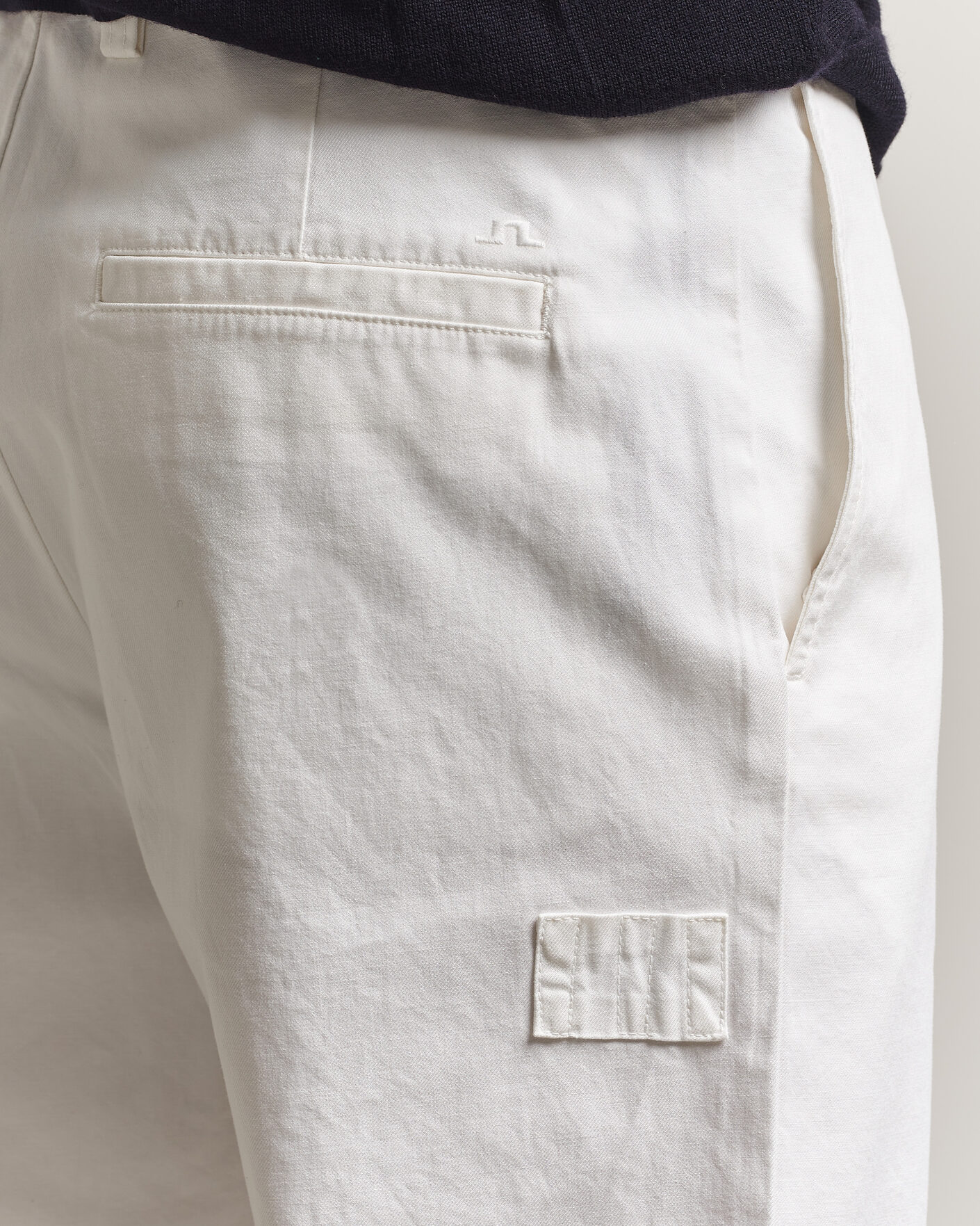 Homme | Pantalons | J.Lindeberg | Devyn Cotton Twill Pants White