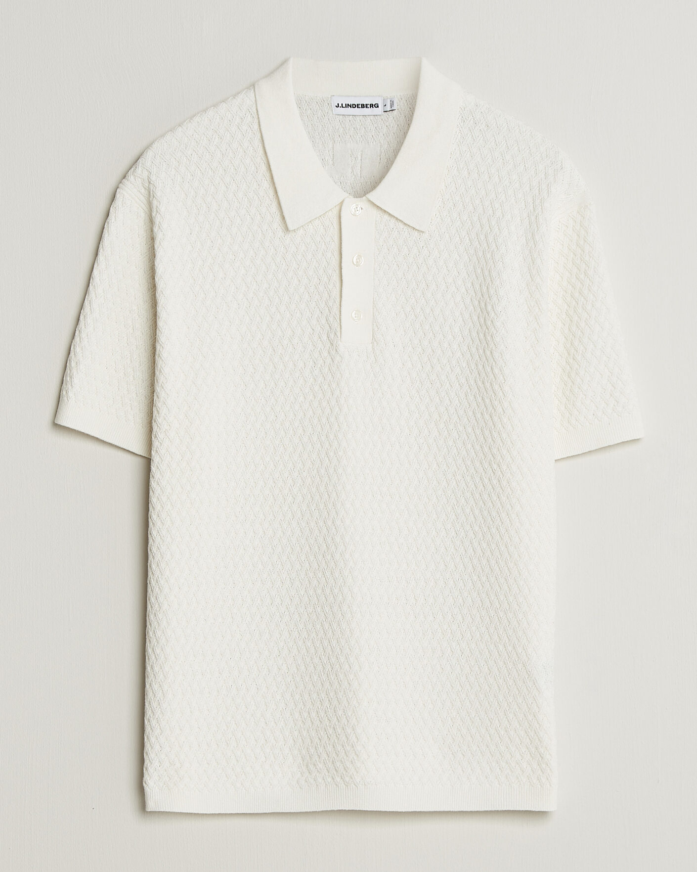 Homme | Polos | J.Lindeberg | Jacques Structured Knitted Polo Tofu