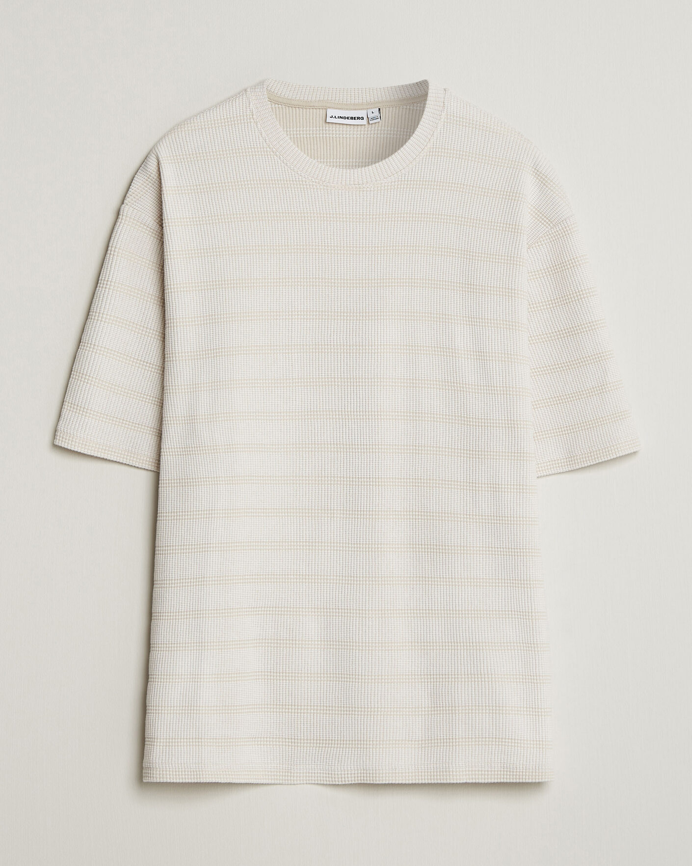 Heren | T-shirts | J.Lindeberg | Jose Jacquard T-Shirt Moonbeam