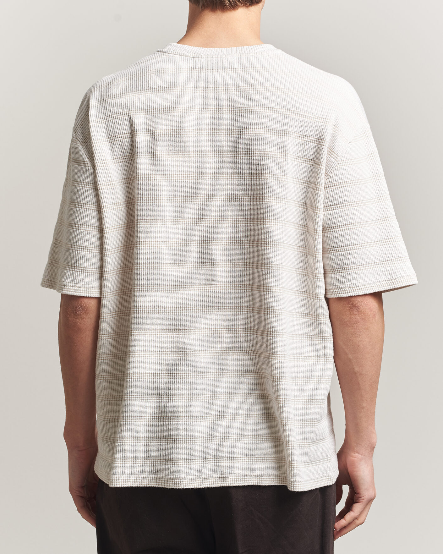 Heren | T-shirts | J.Lindeberg | Jose Jacquard T-Shirt Moonbeam