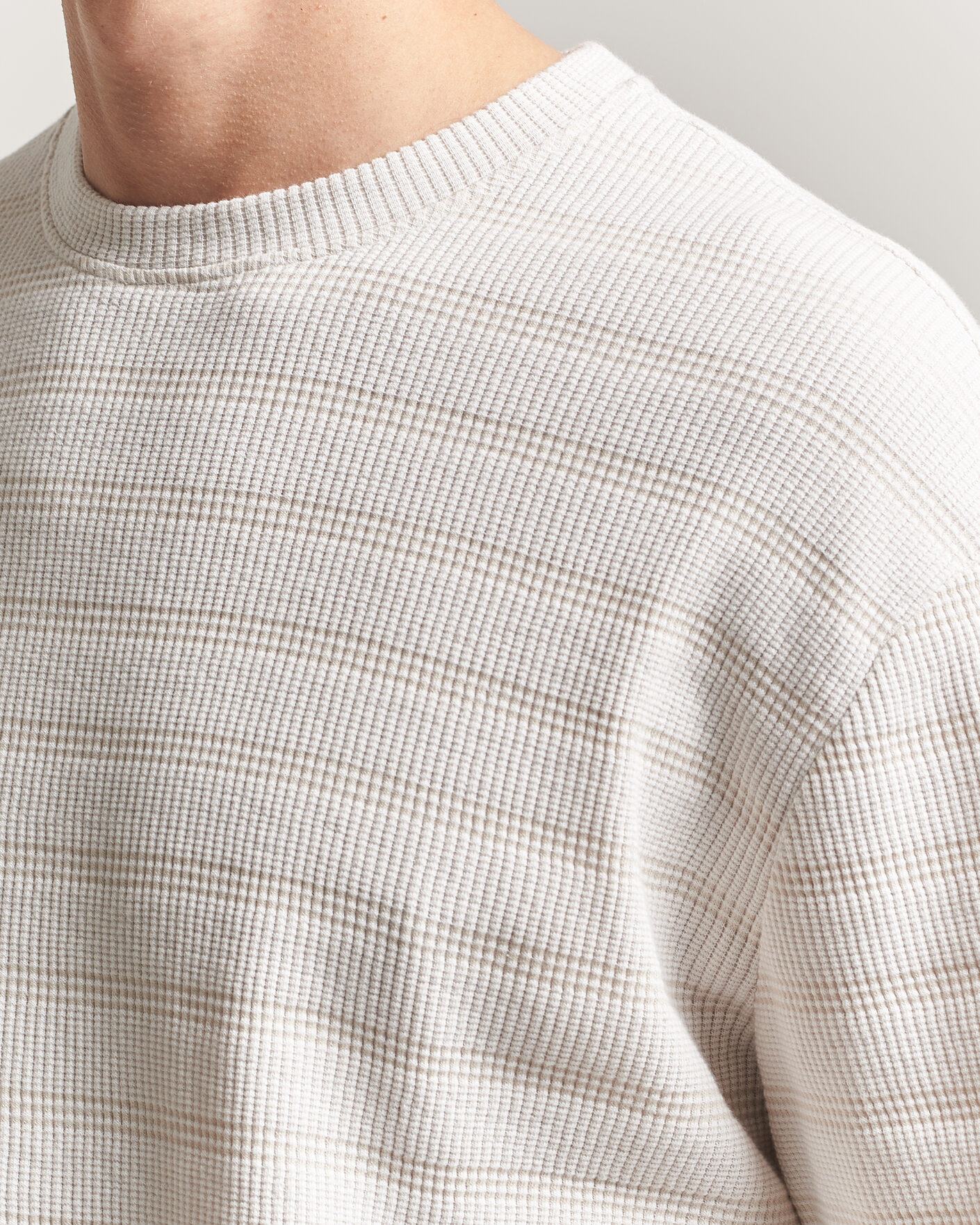 Heren | T-shirts | J.Lindeberg | Jose Jacquard T-Shirt Moonbeam