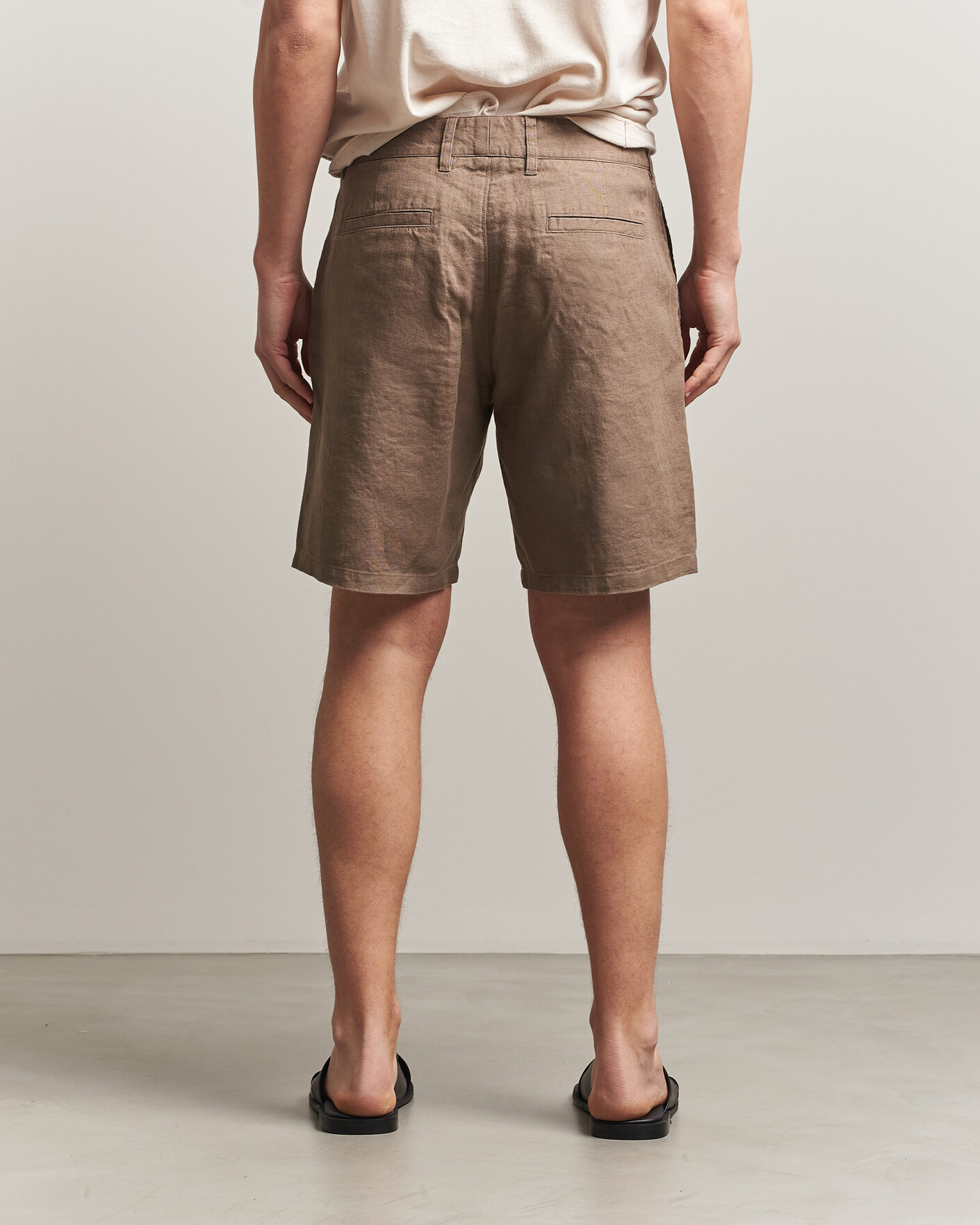 Heren | Korte broek | NN07 | Aden Linen Shorts Clay Mirage