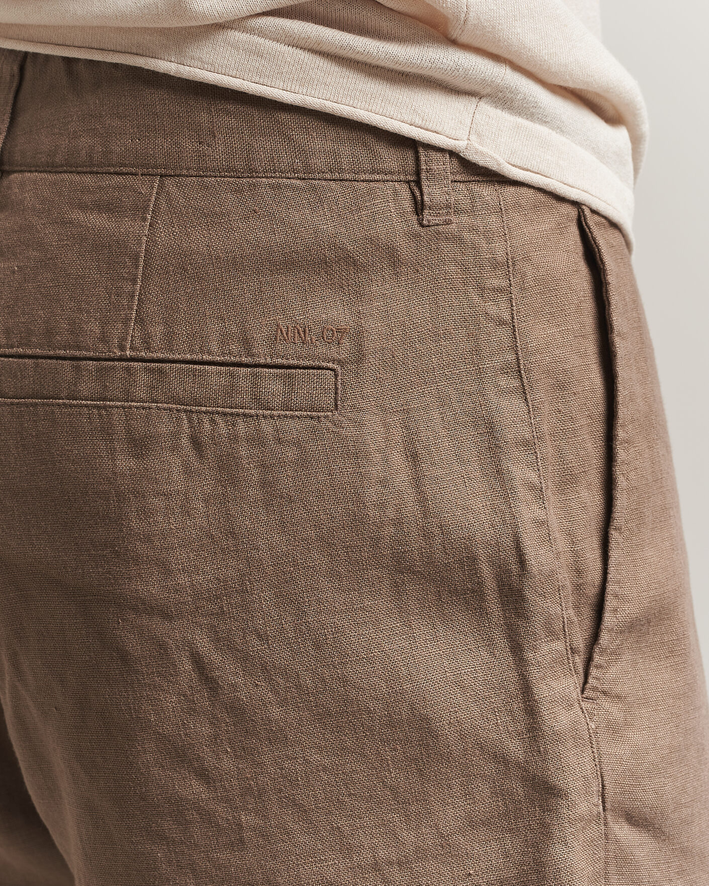 Heren | Korte broek | NN07 | Aden Linen Shorts Clay Mirage