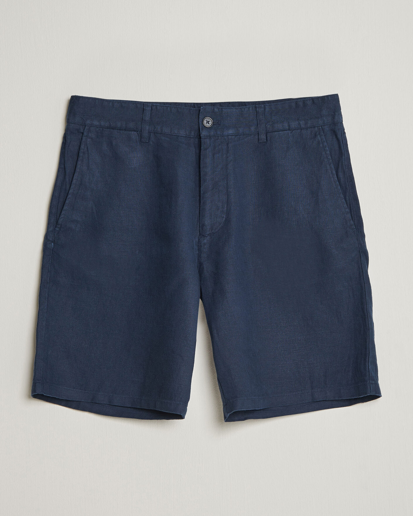 Heren | Korte broek | NN07 | Aden Linen Shorts Navy Blue