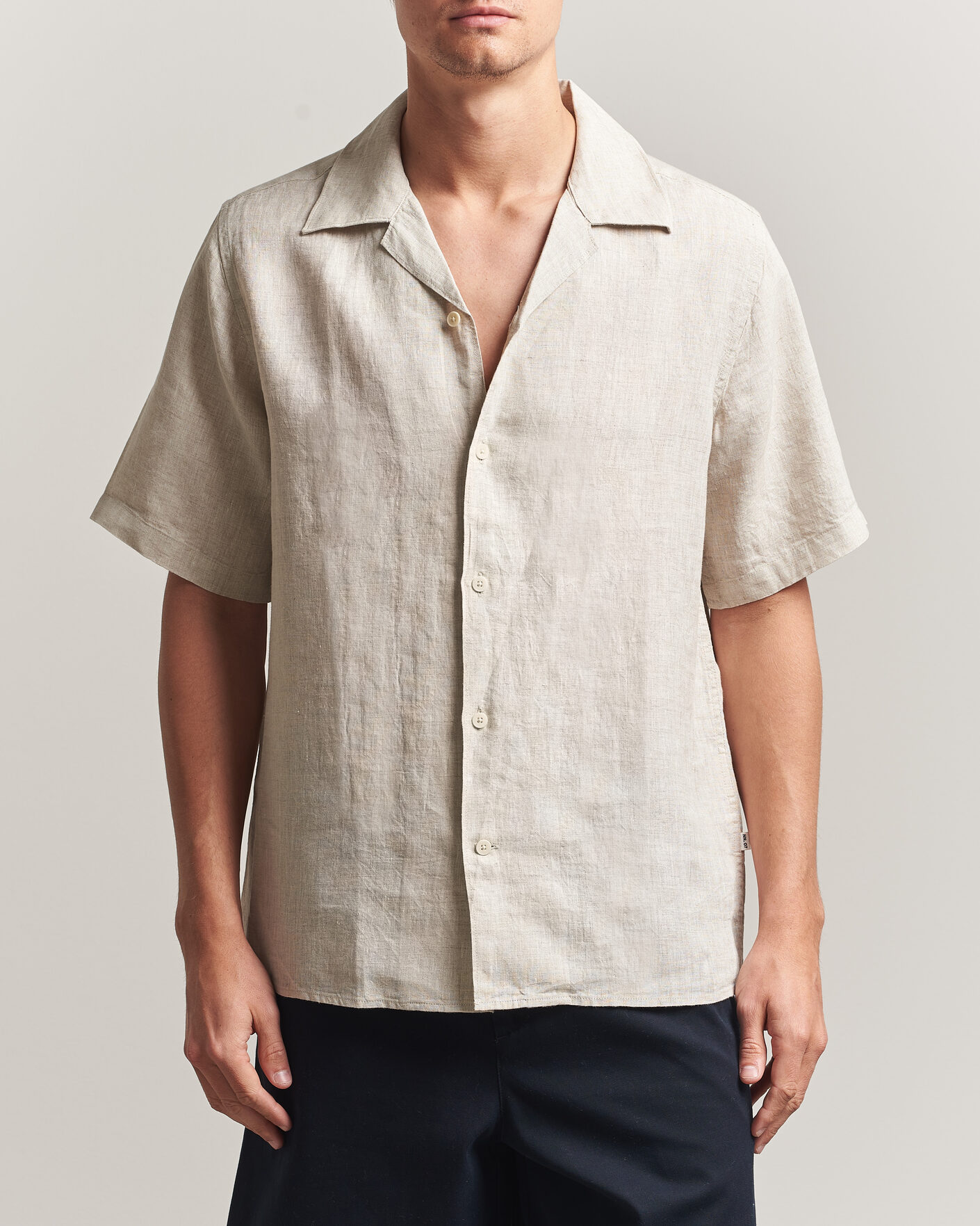 Homme | Chemises | NN07 | Julio Linen Resort Shirt Oat