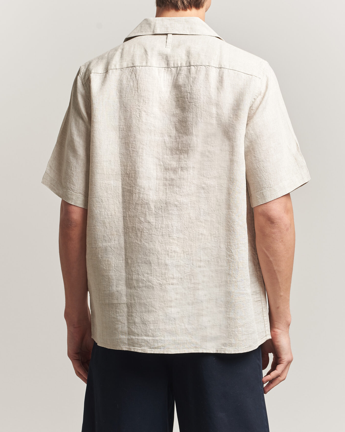 Heren | Overhemden | NN07 | Julio Linen Resort Shirt Oat