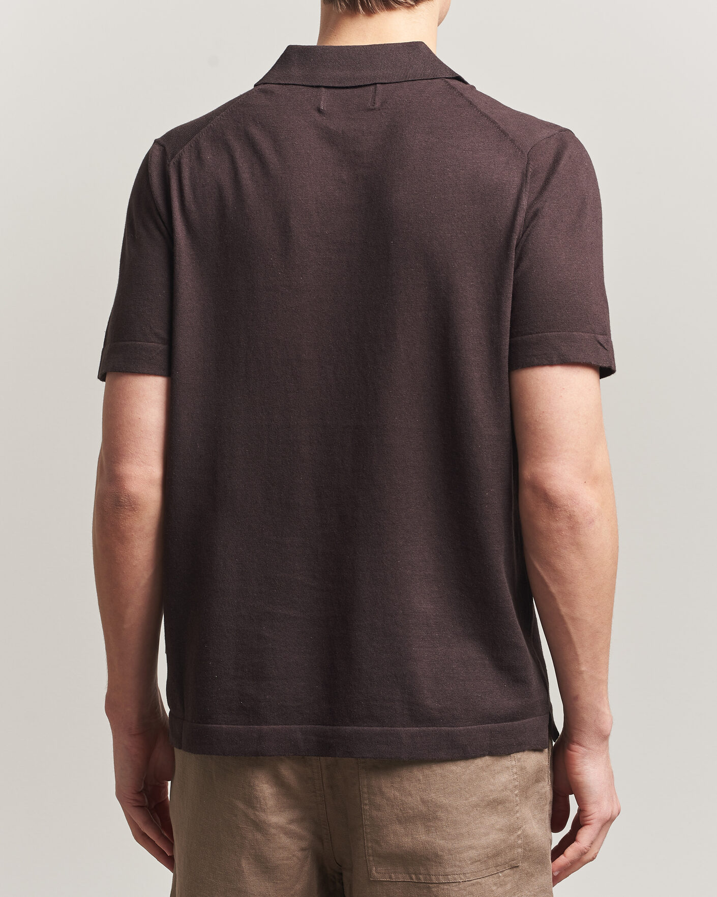 Heren | Polo's | NN07 | Ryan Cotton/Linen Polo Dusky Port