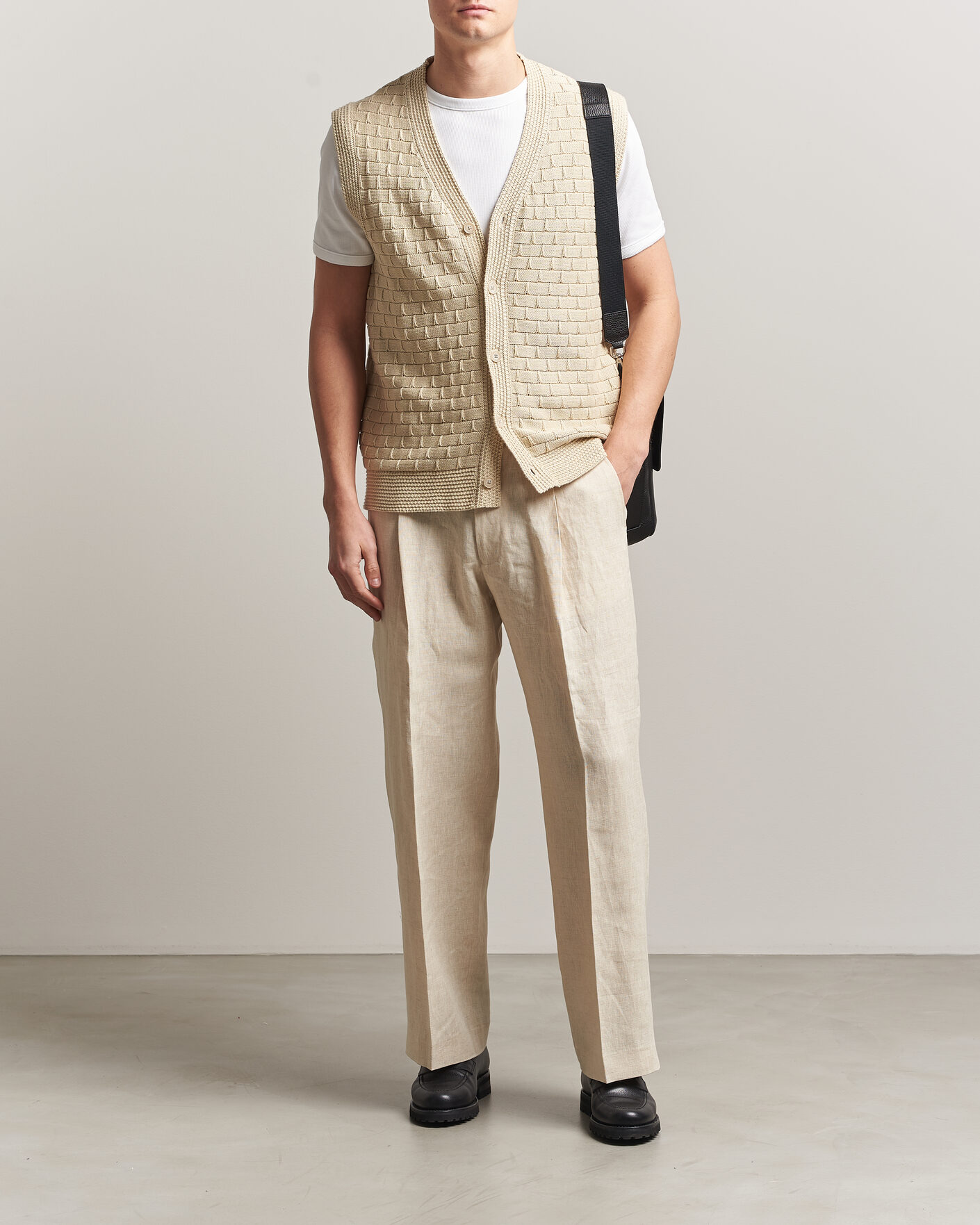 Homme | Pantalons | NN07 | Kay Relaxed Fit Linen Trousers Oat