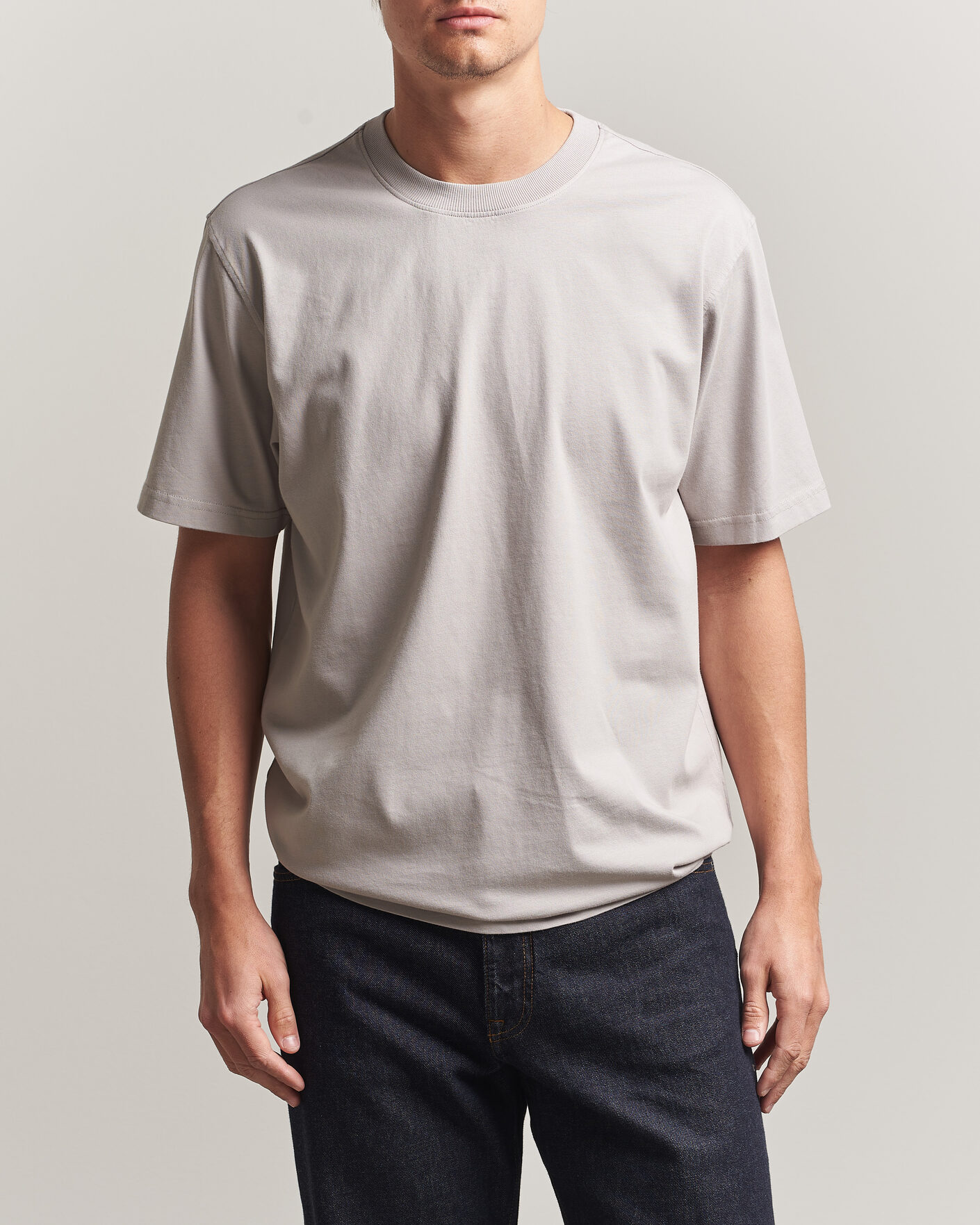 Homme | T-shirts | NN07 | Adam Crew Neck T-Shirt Moon Dust