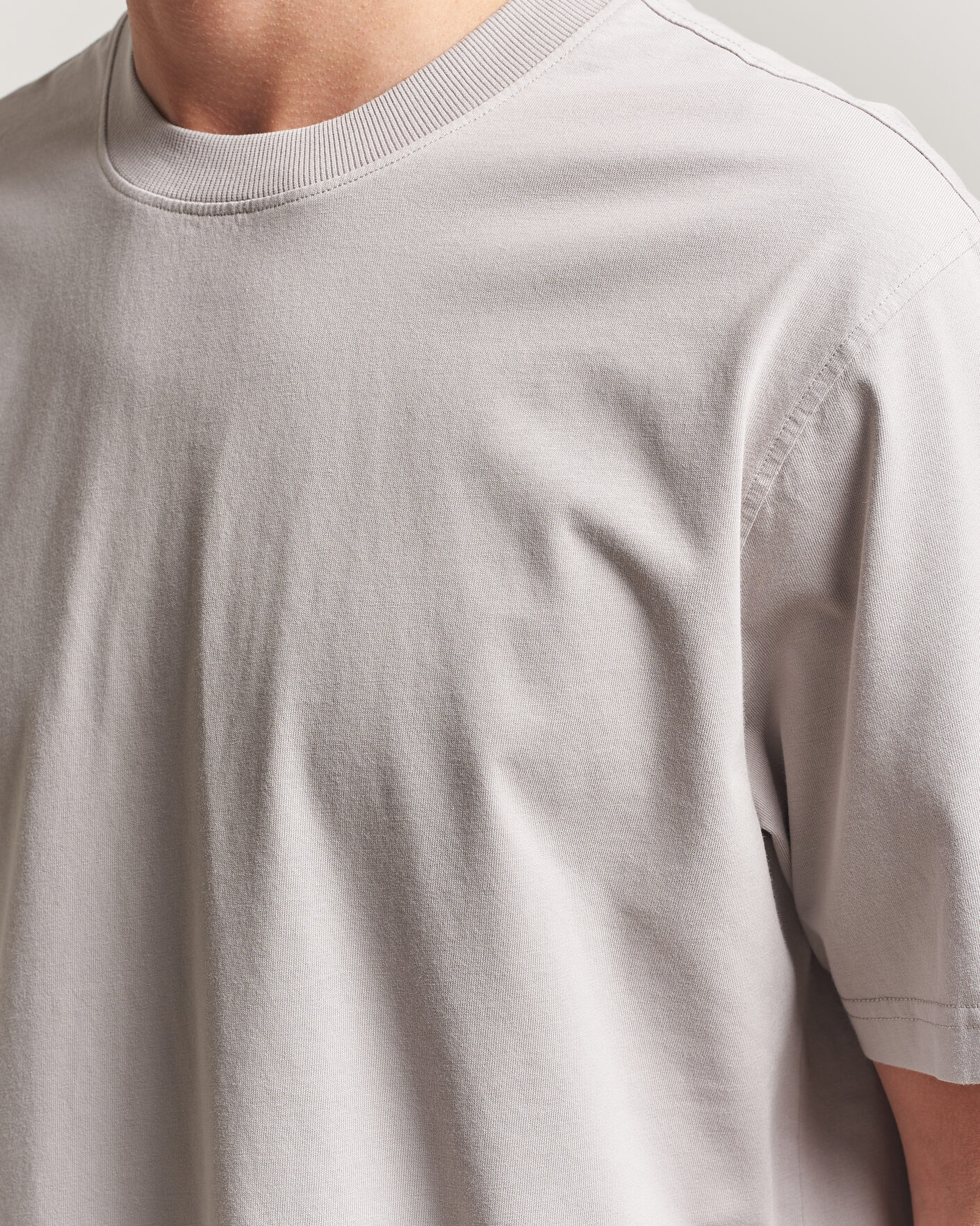 Heren | T-shirts | NN07 | Adam Crew Neck T-Shirt Moon Dust