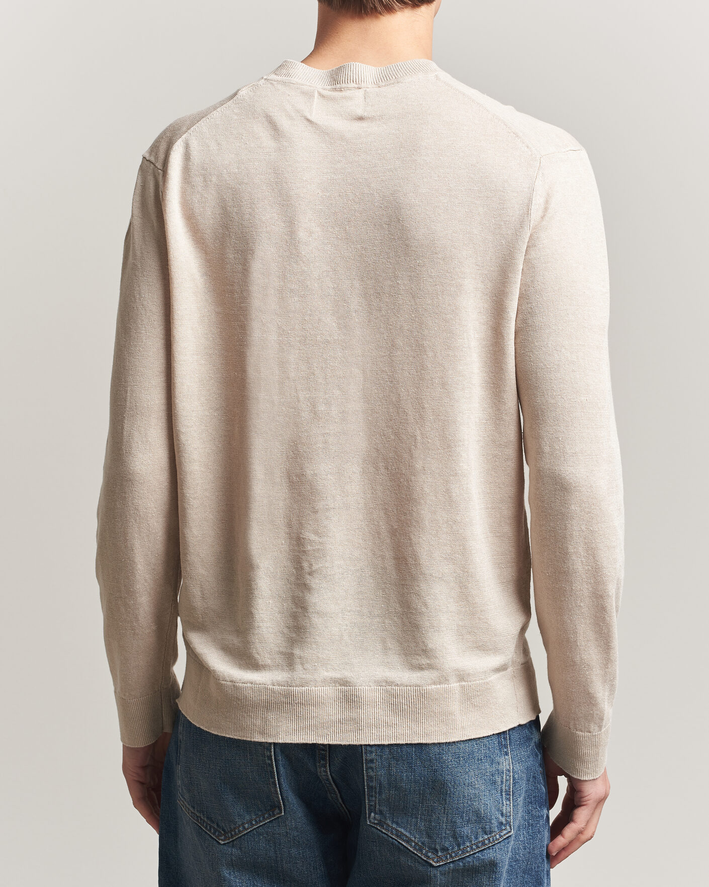 Homme | Pulls Et Tricots | NN07 | Ted Linen Knitted Sweater Oat