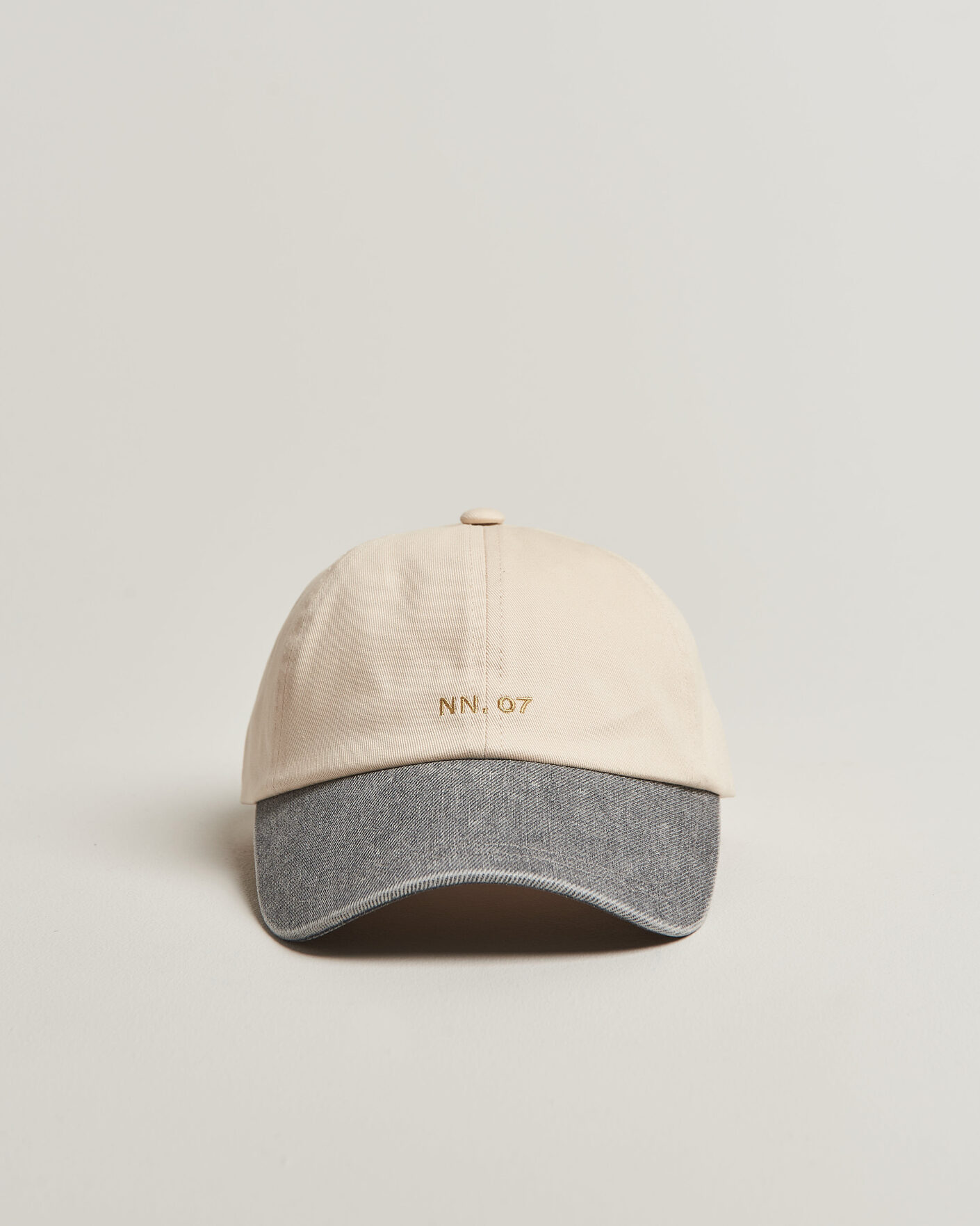 Heren | Hoeden en petten | NN07 | Logo Cap Grey Denim