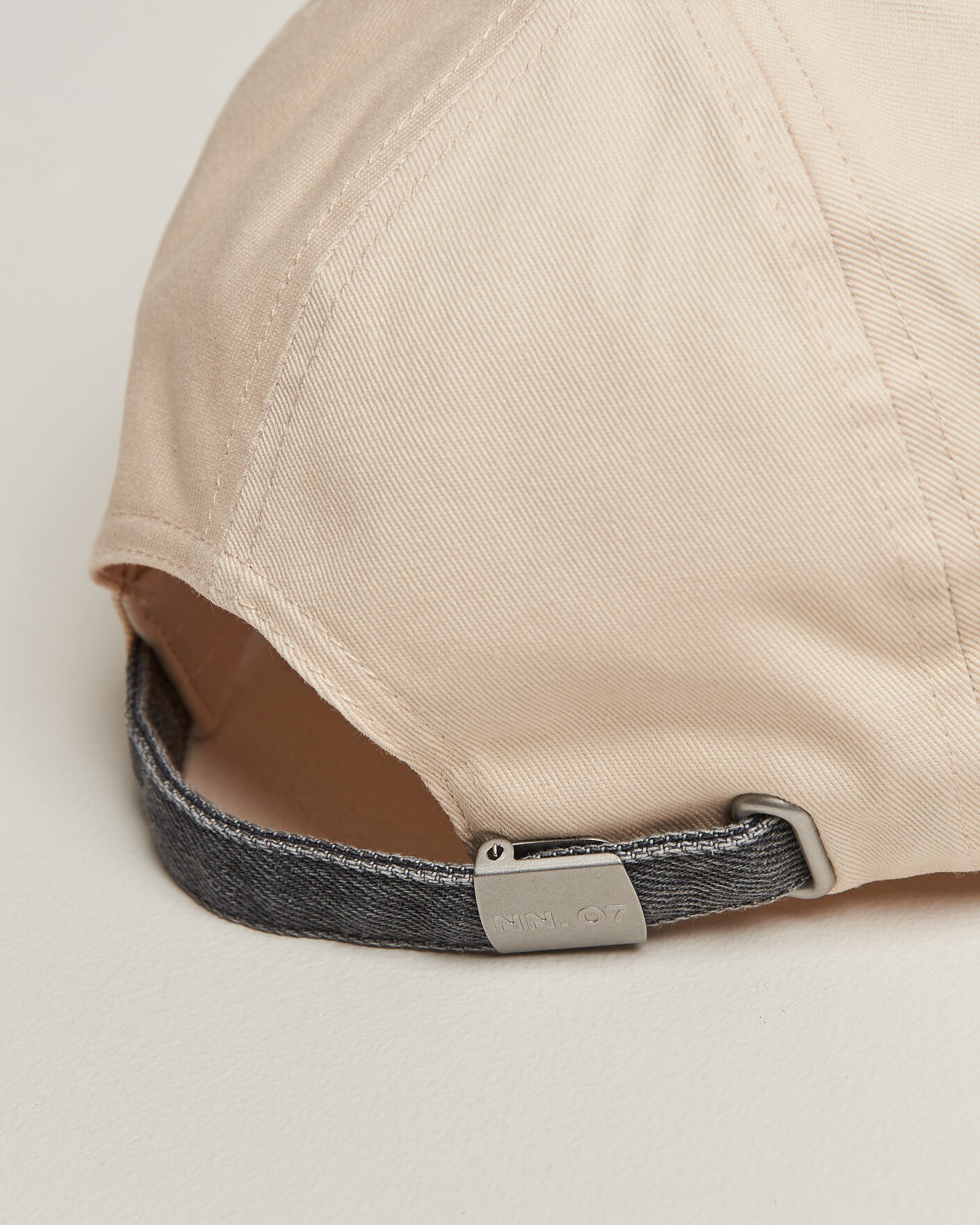 Heren | NN07 Logo Cap Grey Denim | NN07 | Logo Cap Grey Denim