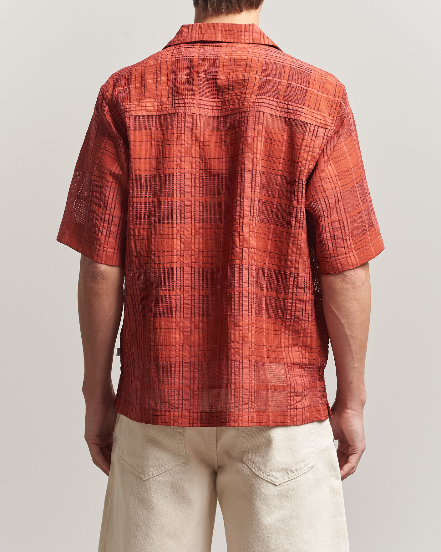 Homme | Chemises | NN07 | Ben Short Sleeve Shirt Sienna Heat