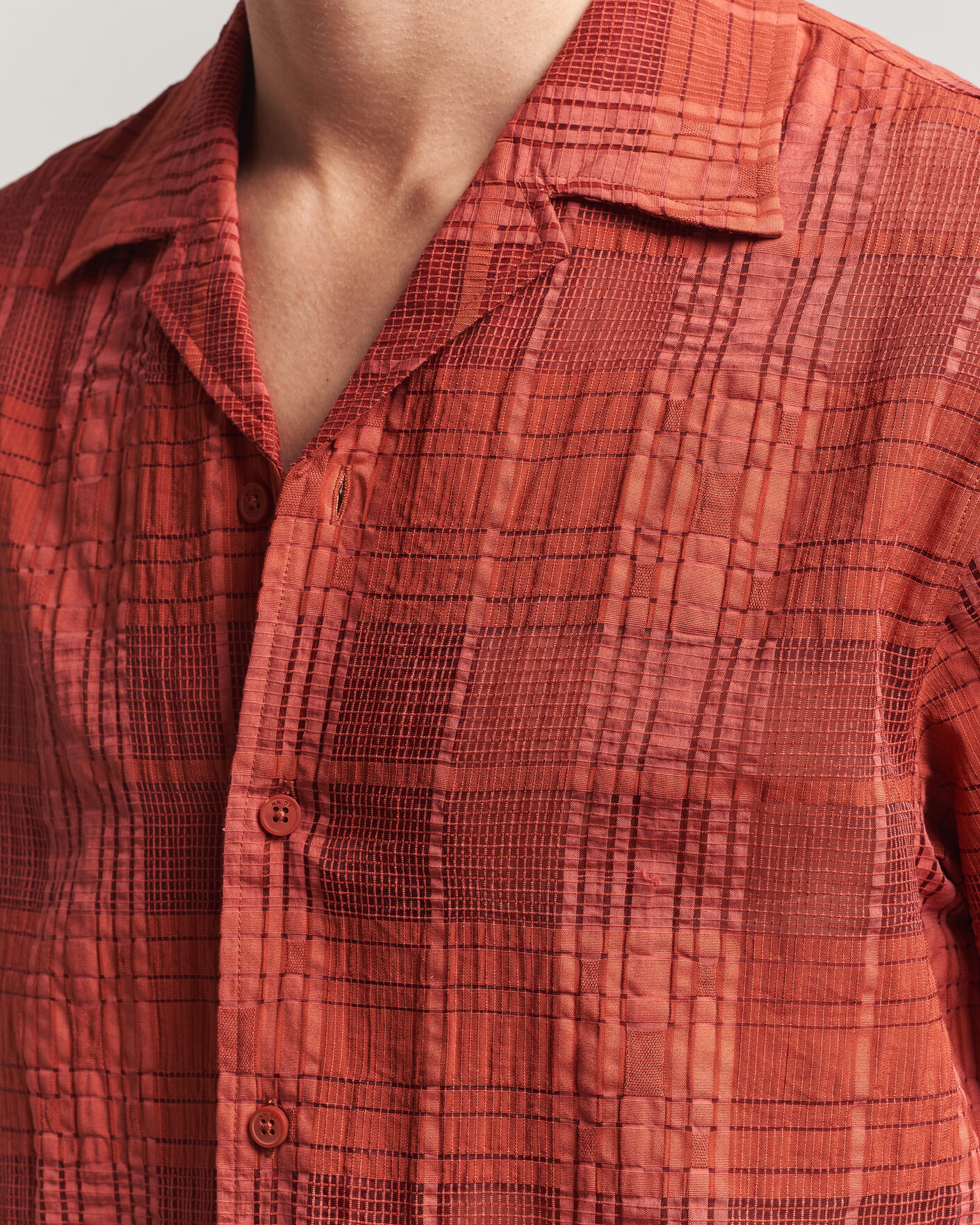 Homme | Chemises | NN07 | Ben Short Sleeve Shirt Sienna Heat