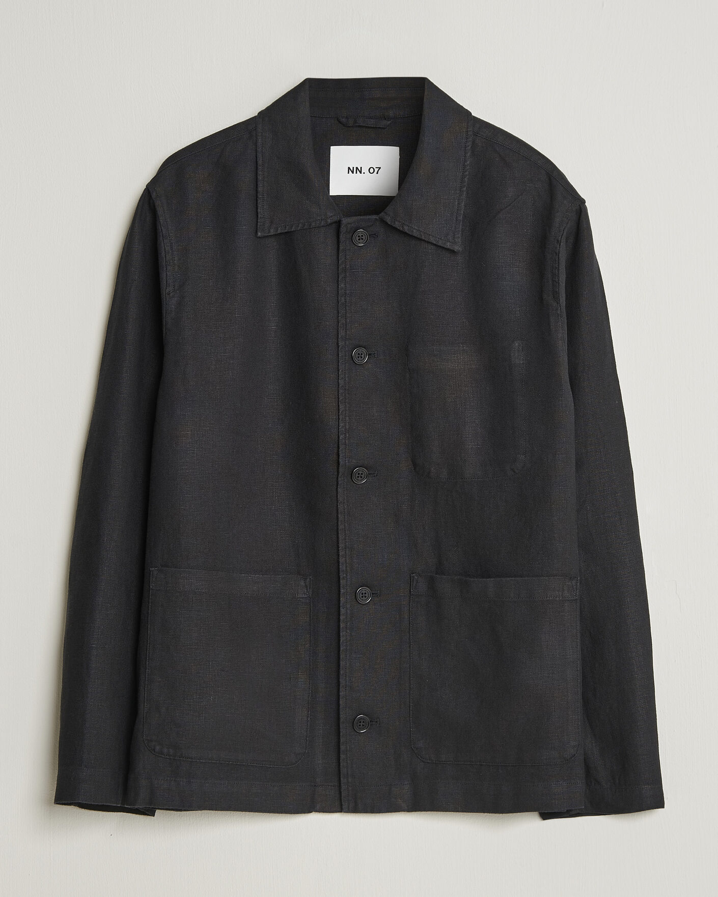  |  | NN07 | Morgan Linen Overshirt Black