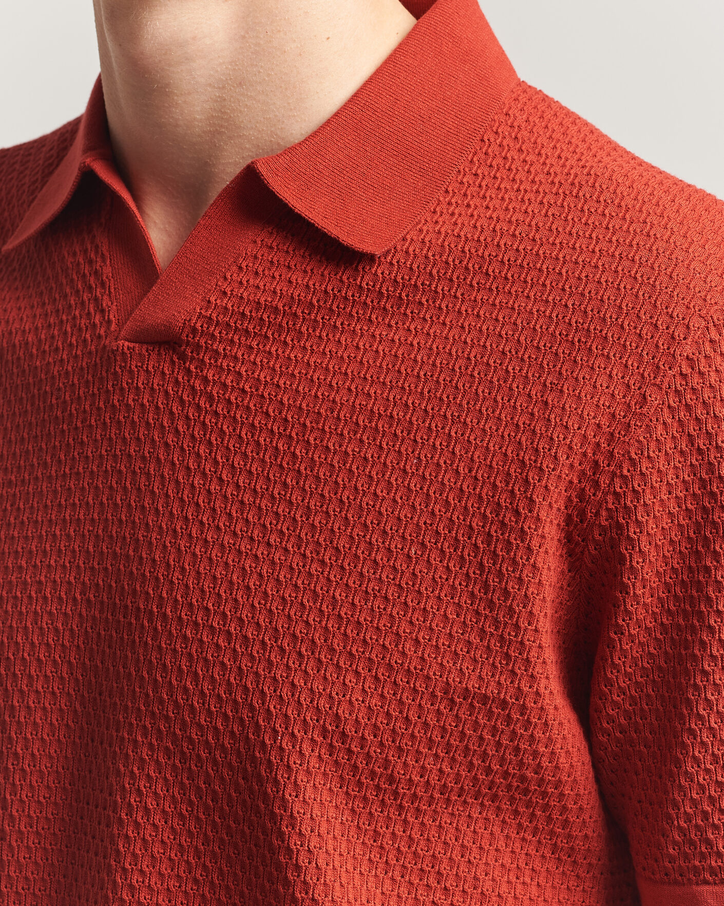 Homme | Polos | NN07 | Paul Knitted Polo Sienna Heat