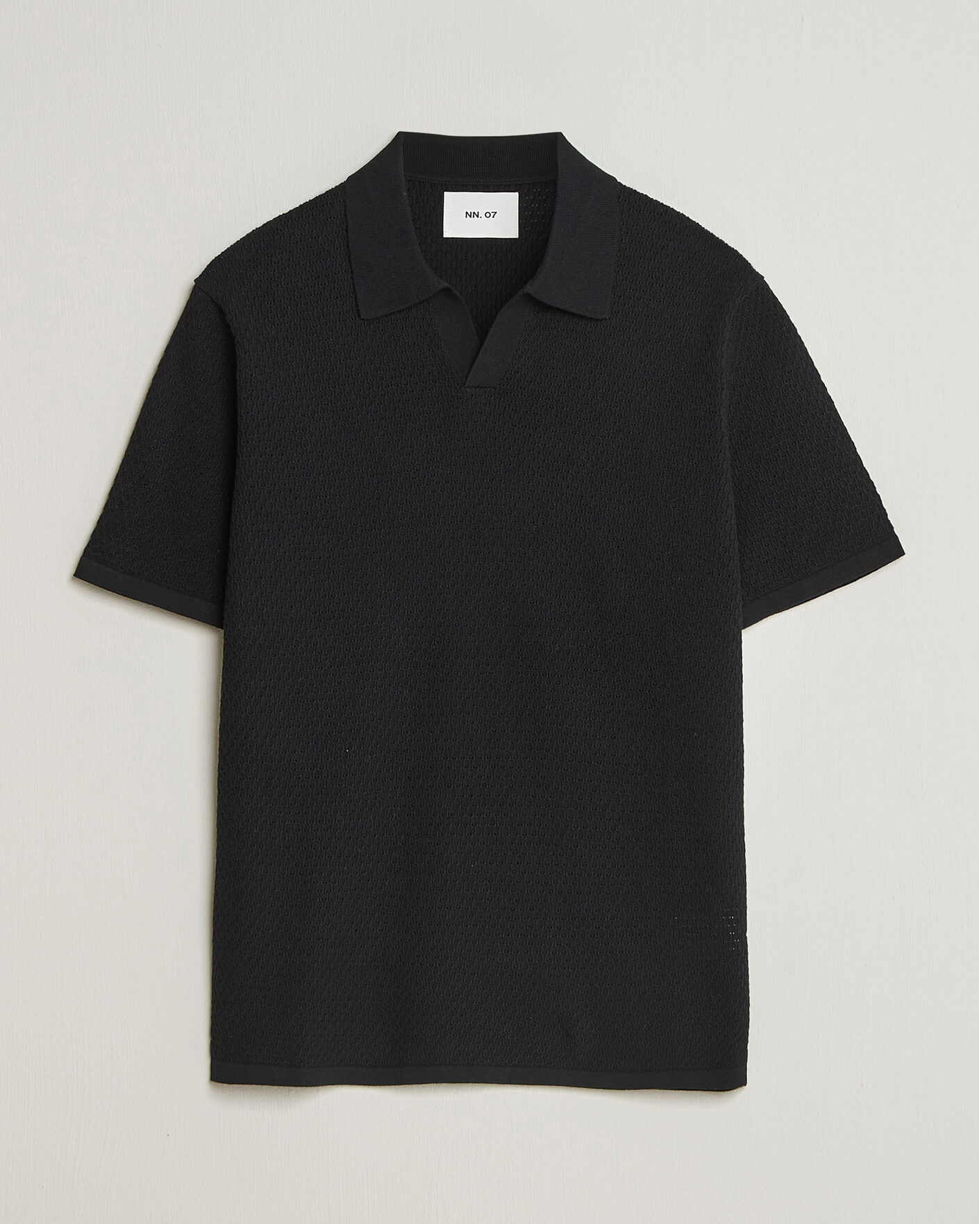 Homme | Polos | NN07 | Paul Knitted Polo Black
