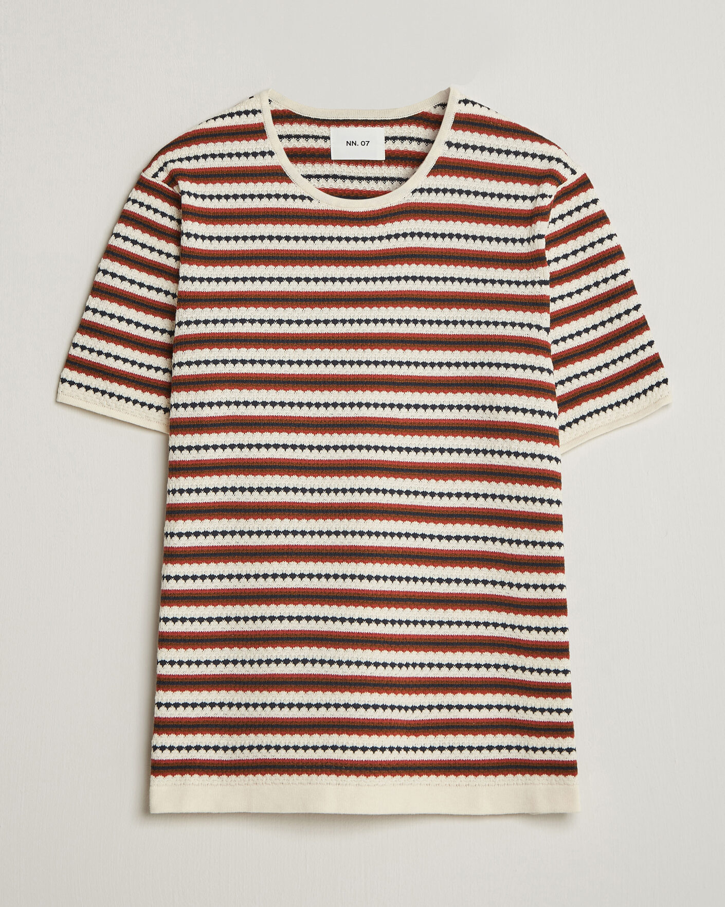 Homme | T-shirts | NN07 | Bari Knitted Striped T-Shirt Multi