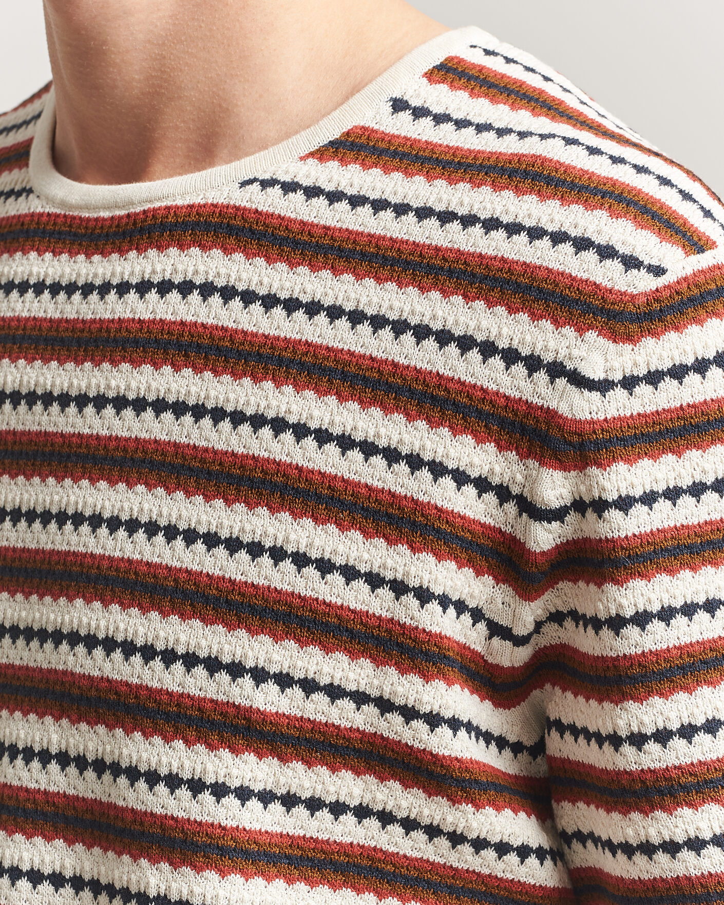 Homme | T-shirts | NN07 | Bari Knitted Striped T-Shirt Multi