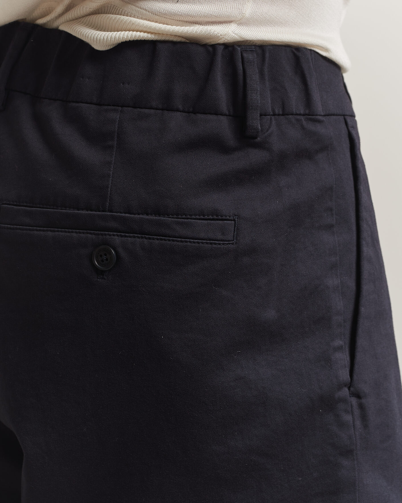 Heren | Korte broek | NN07 | Kay Relaxed Fit Cotton Drawstring Shorts Navy Blue