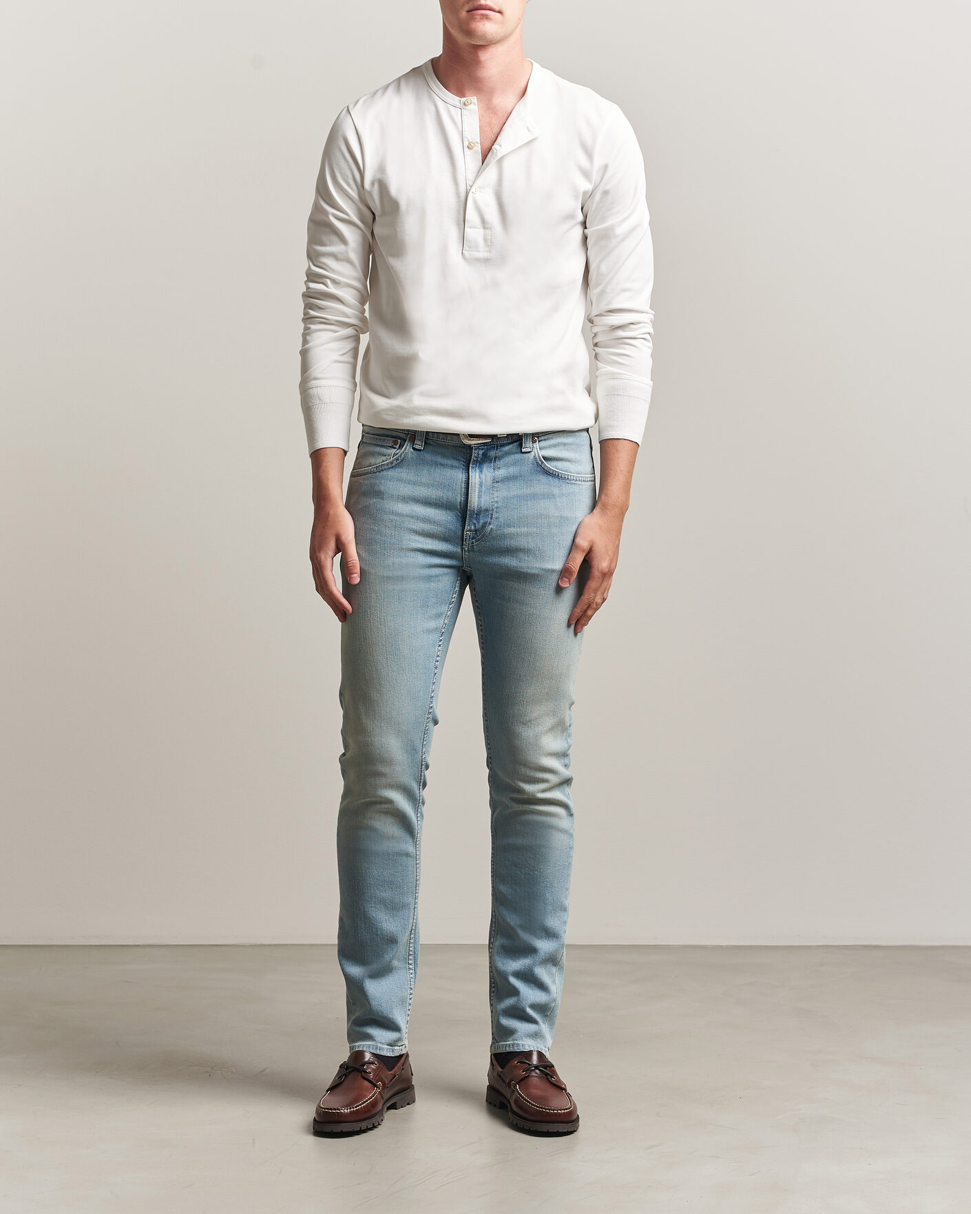 Heren | Jeans | Nudie Jeans | Lean Dean Jeans Shallow Sea