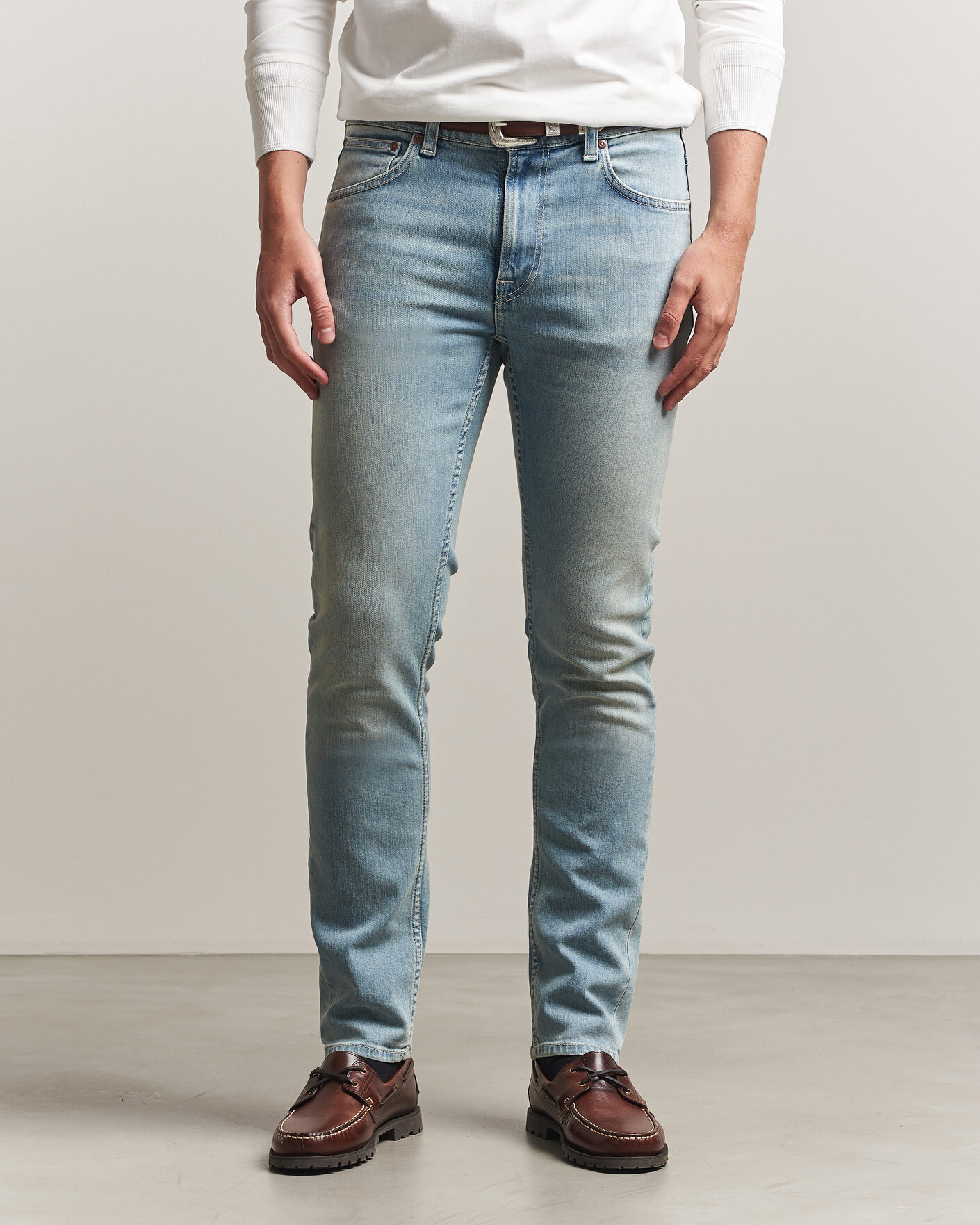 Heren | Jeans | Nudie Jeans | Lean Dean Jeans Shallow Sea
