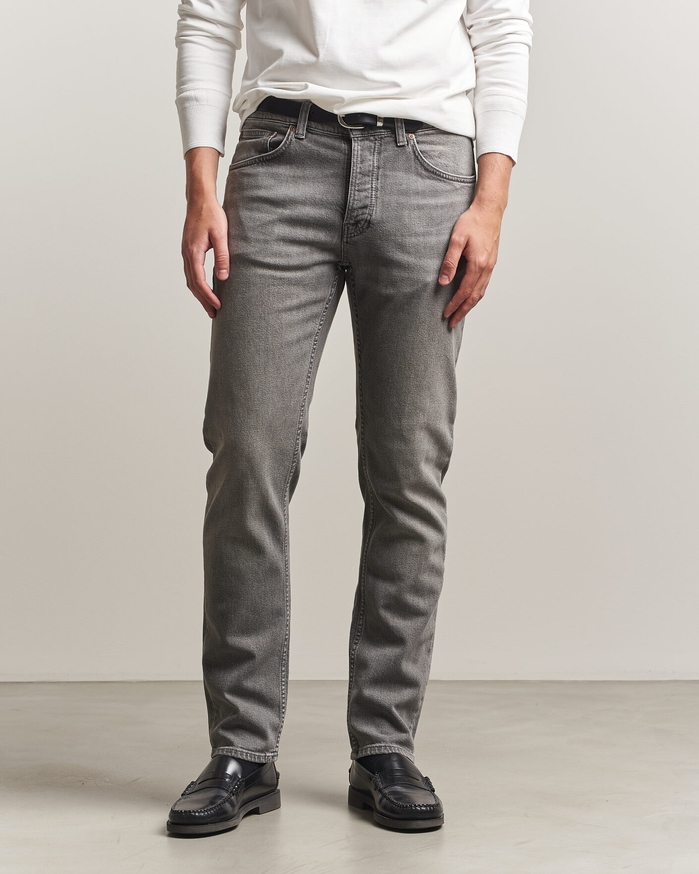 Heren | Jeans | Nudie Jeans | Solid Ollie Jeans Pale Ash