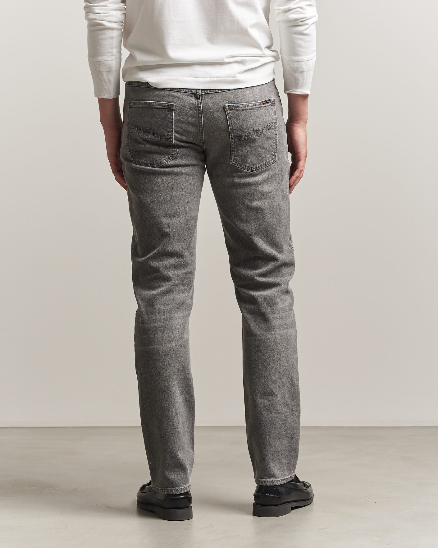 Heren | Jeans | Nudie Jeans | Solid Ollie Jeans Pale Ash