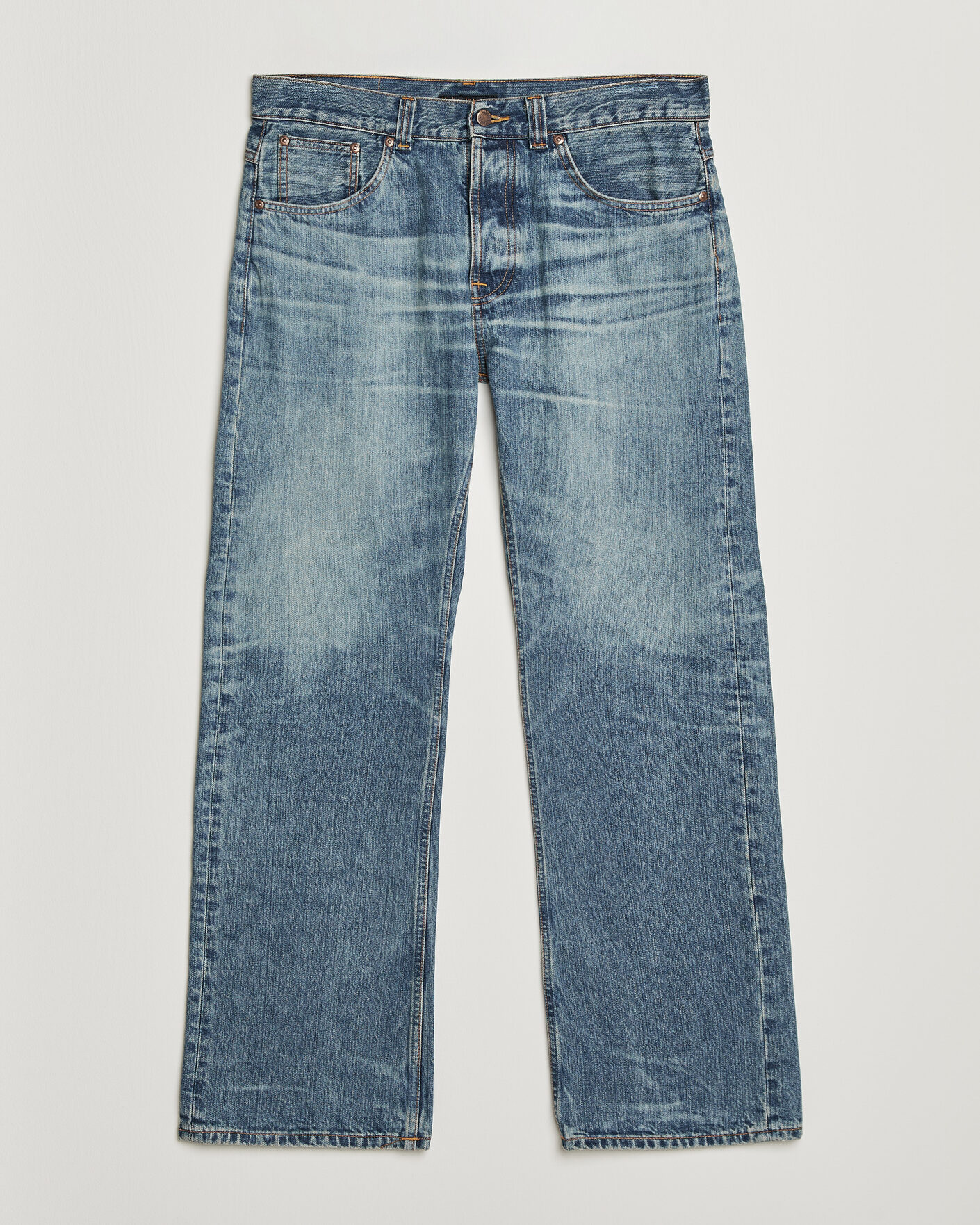 Heren | Broeken | Nudie Jeans | Regular Alf Jeans Silver Tracks