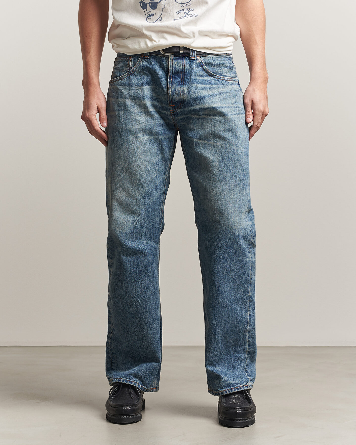 Heren | Jeans | Nudie Jeans | Regular Alf Jeans Silver Tracks