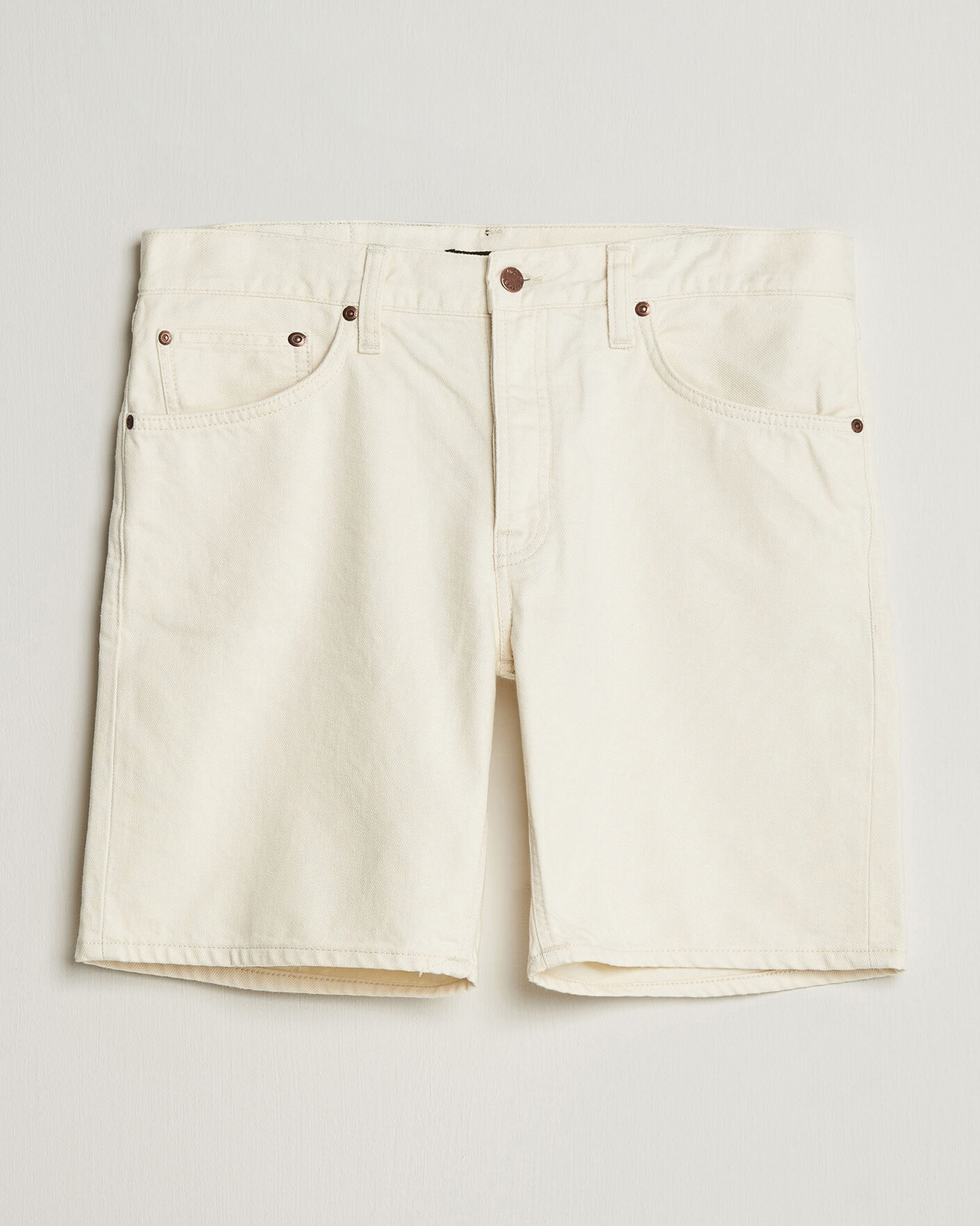 Heren | Korte broek | Nudie Jeans | Seth Denim Shorts Everivory