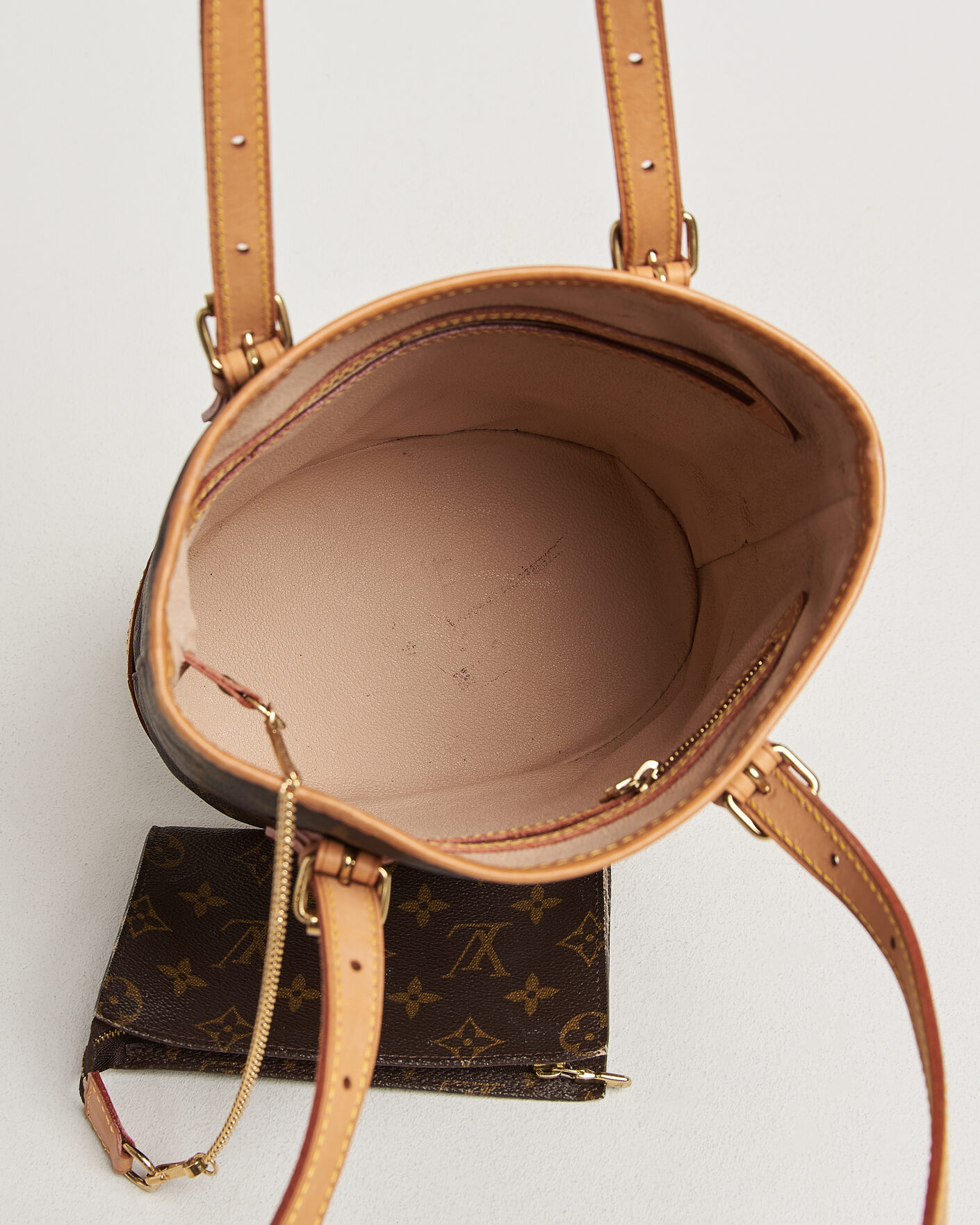 Heren | Pre-Owned & Vintage Bags | Louis Vuitton Pre-Owned | Bucket PM Bag Monogram