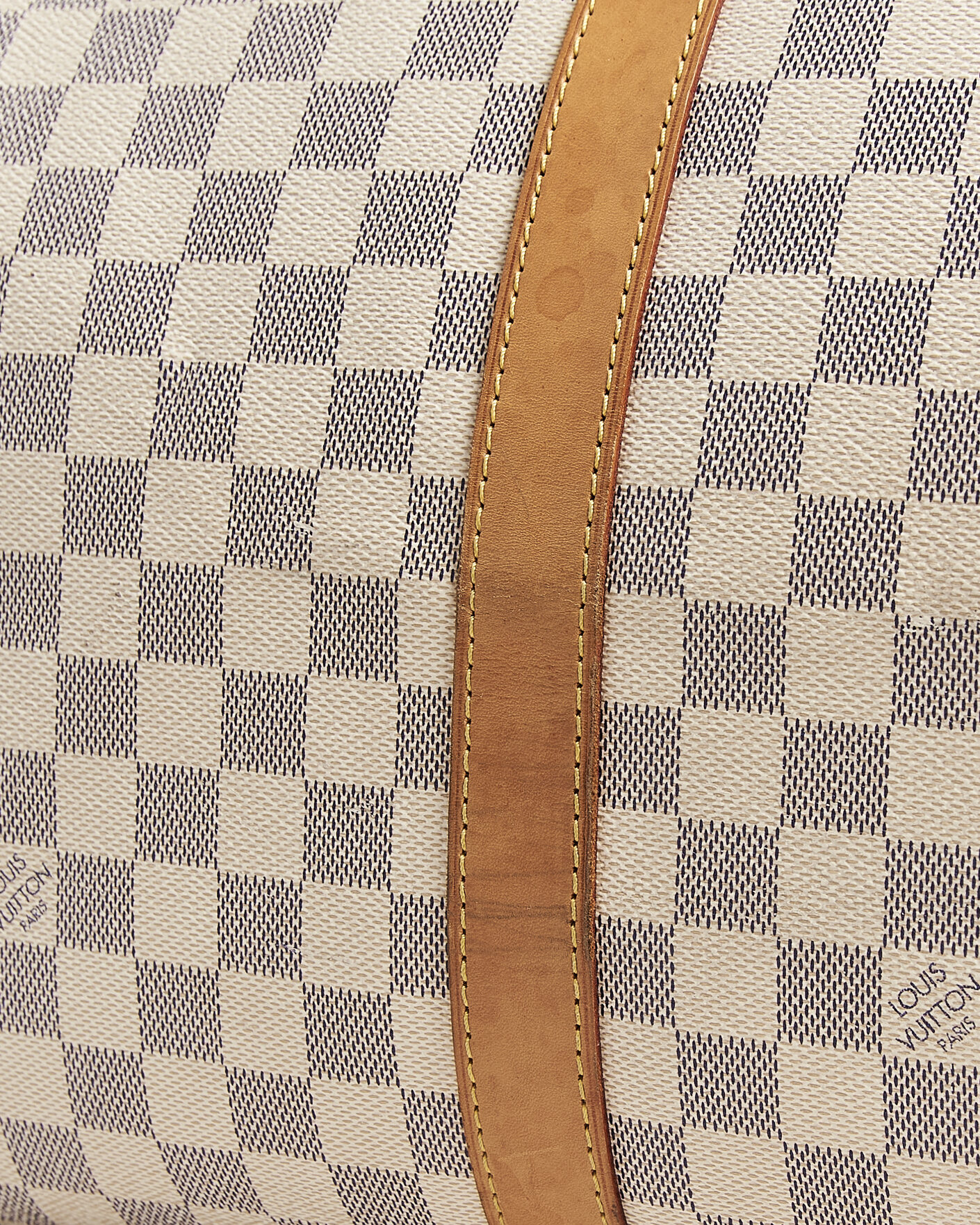 Heren | Pre-Owned & Vintage Bags | Louis Vuitton Pre-Owned | Keepall 50 Damier Azur