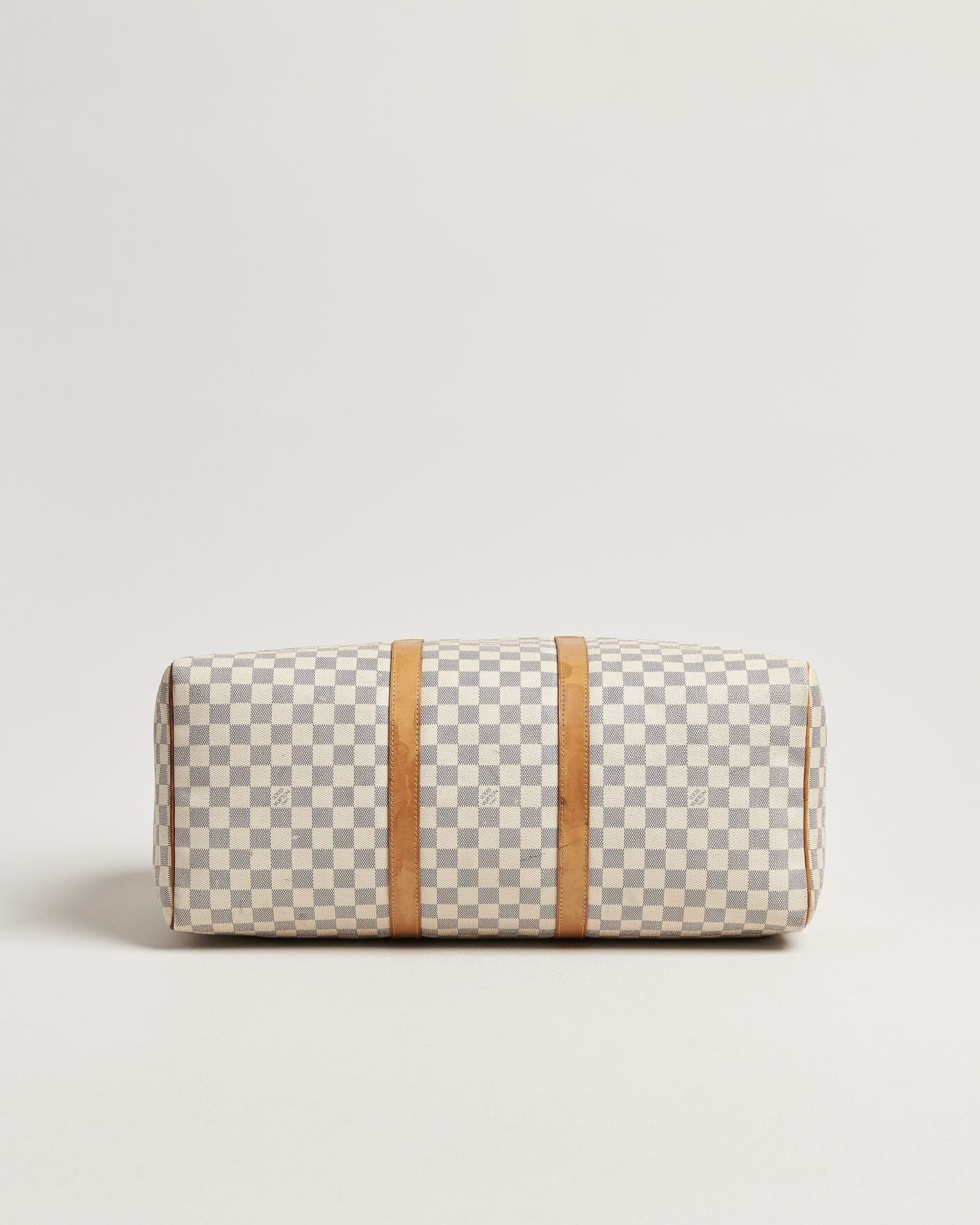 Heren | Pre-Owned & Vintage Bags | Louis Vuitton Pre-Owned | Keepall 50 Damier Azur