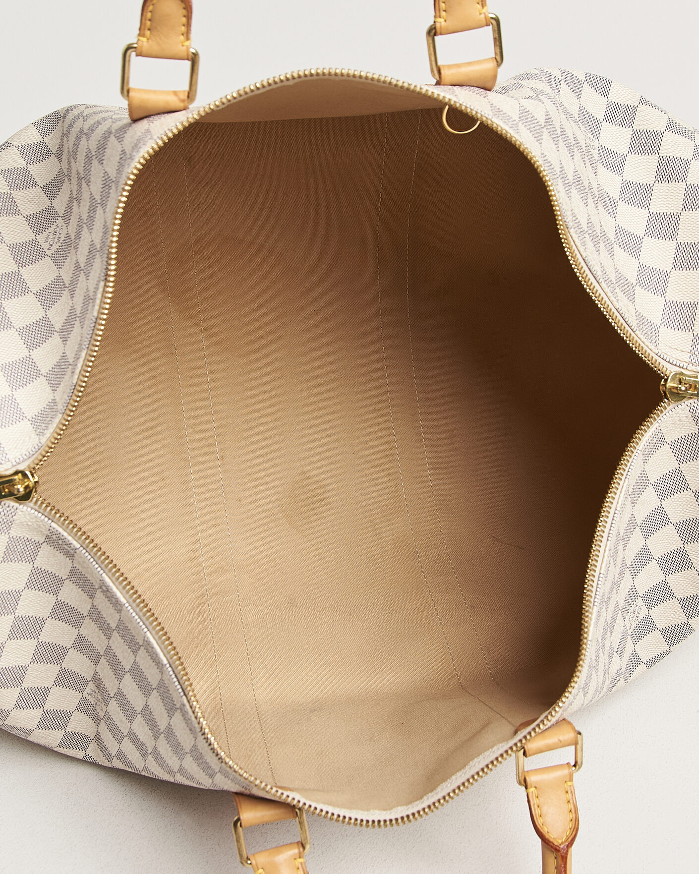 Heren | Pre-Owned & Vintage Bags | Louis Vuitton Pre-Owned | Keepall 50 Damier Azur