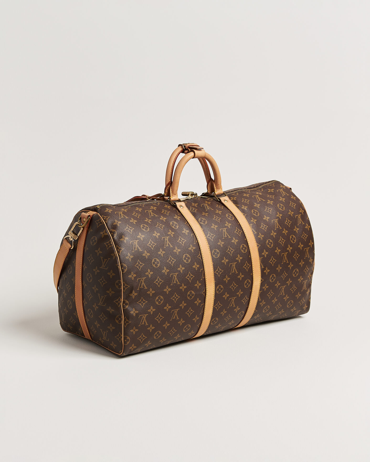 Heren | Louis Vuitton Pre-Owned Keepall 55 Bandouliére Monogram | Louis Vuitton Pre-Owned | Keepall 55 Bandouliére Monogram