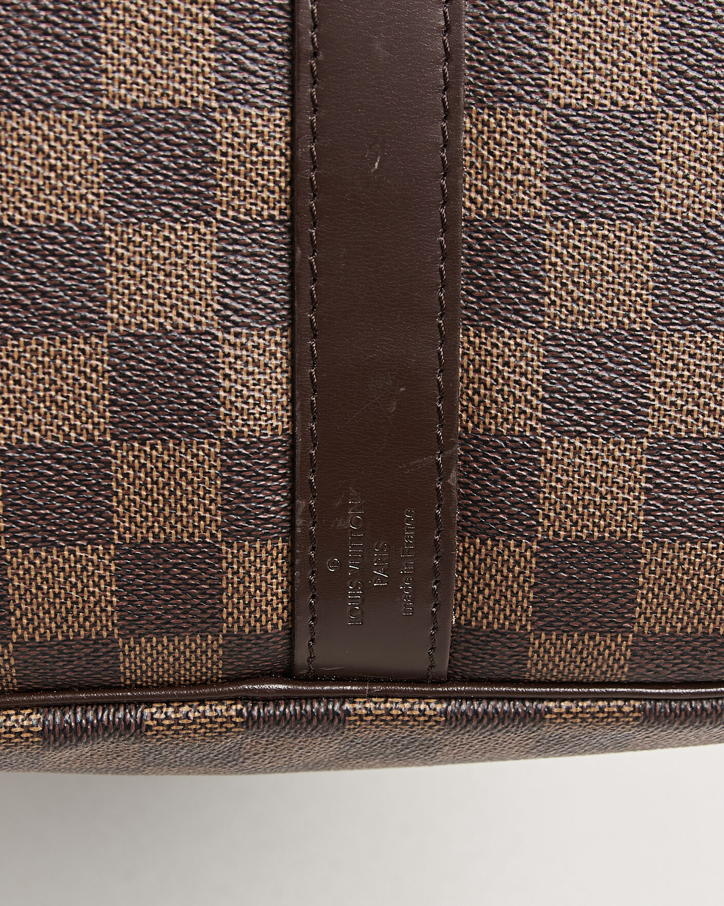 Homme | Pre-Owned & Vintage Bags | Louis Vuitton Pre-Owned | Keepall 55 Bandouliére Damier Ebene