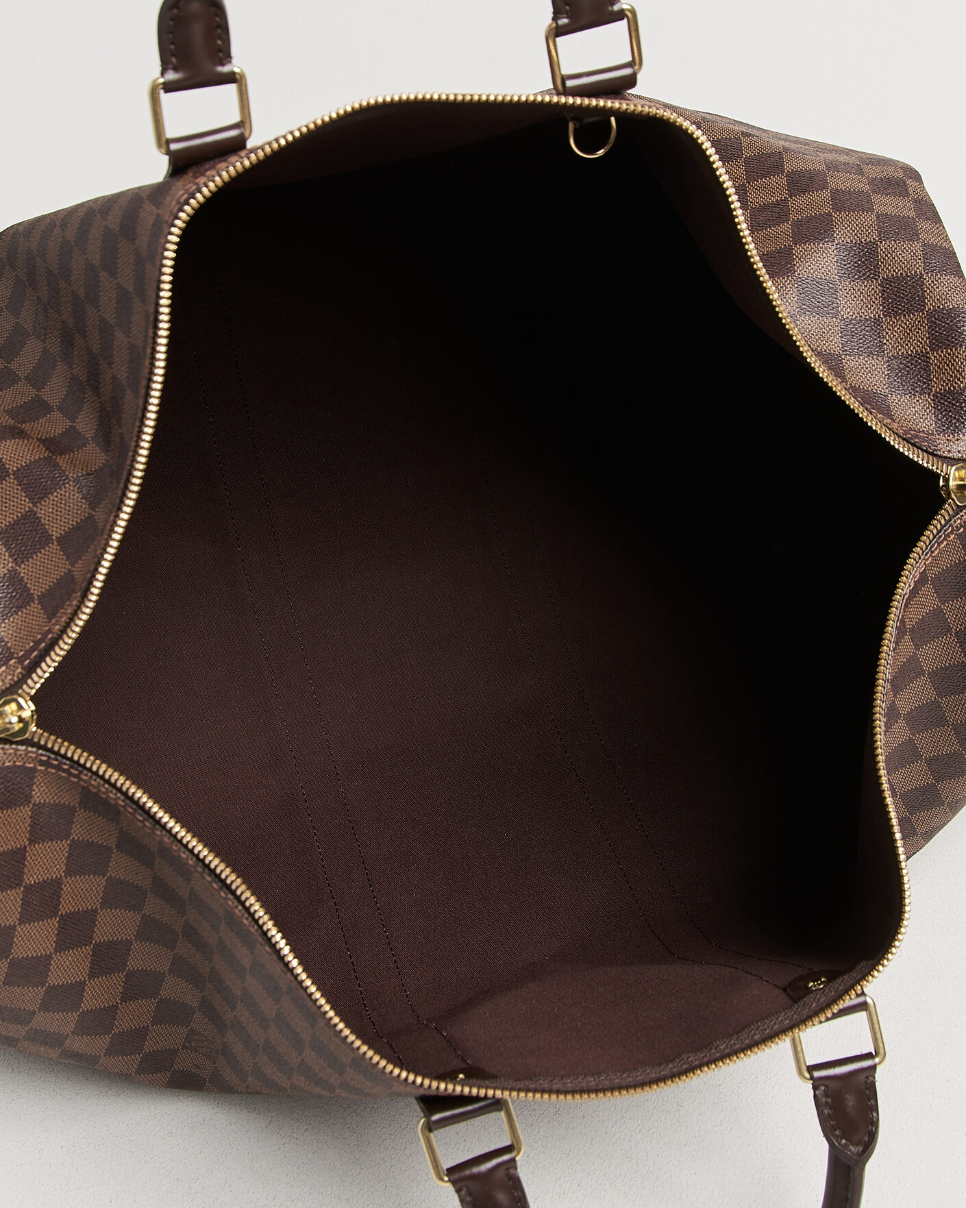 Homme | Pre-Owned & Vintage Bags | Louis Vuitton Pre-Owned | Keepall 55 Bandouliére Damier Ebene