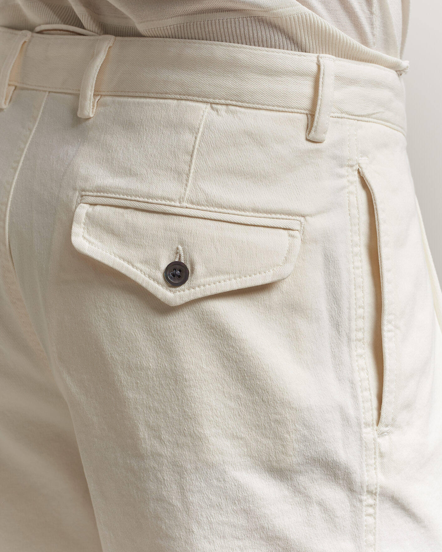 Heren | Korte broek | Oscar Jacobson | Tanker Pleat Shorts White