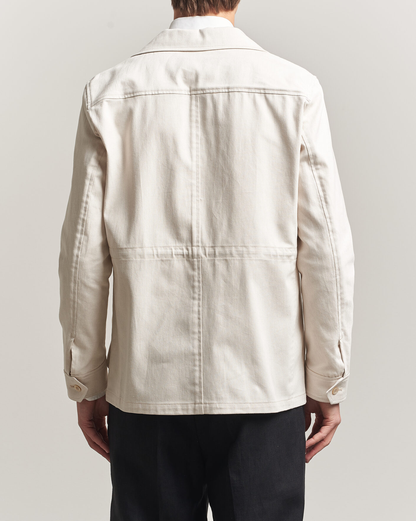 Heren | Jassen | Oscar Jacobson | Sirolo Shirt Jacket Off White