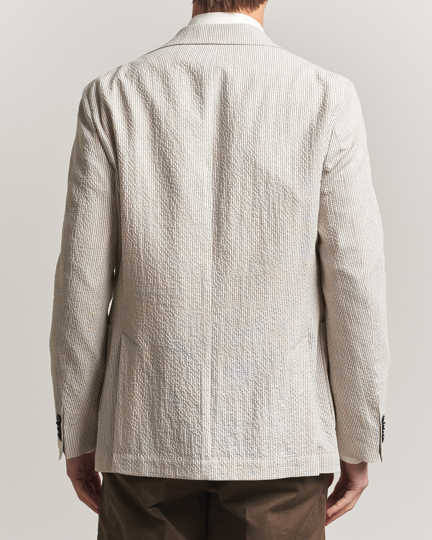 Heren | Blazers | Oscar Jacobson | Ferry Patch Soft Blazer Brindle Beige
