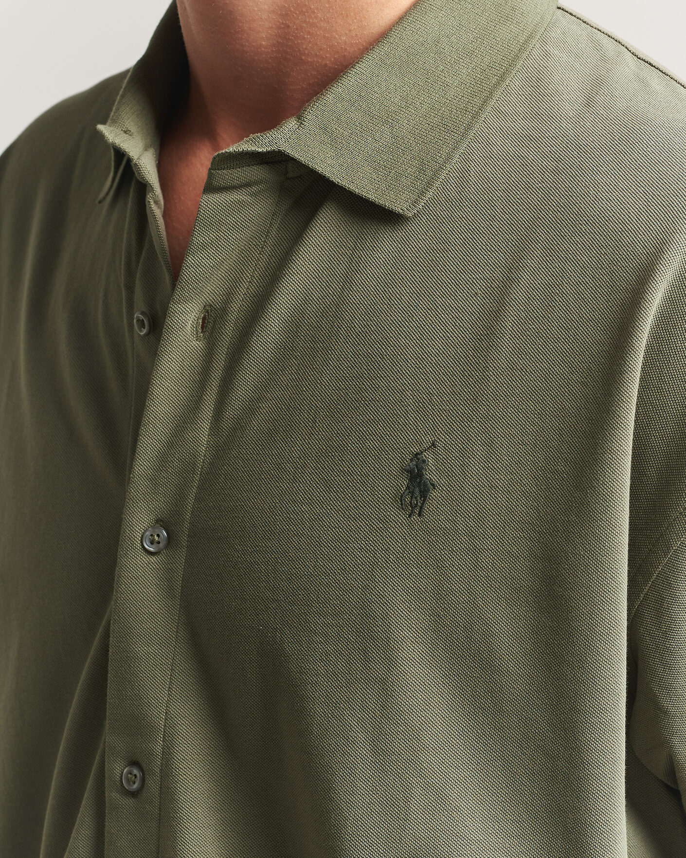 Homme | Polos | Polo Ralph Lauren | Buttoned Polo Cruise Olive