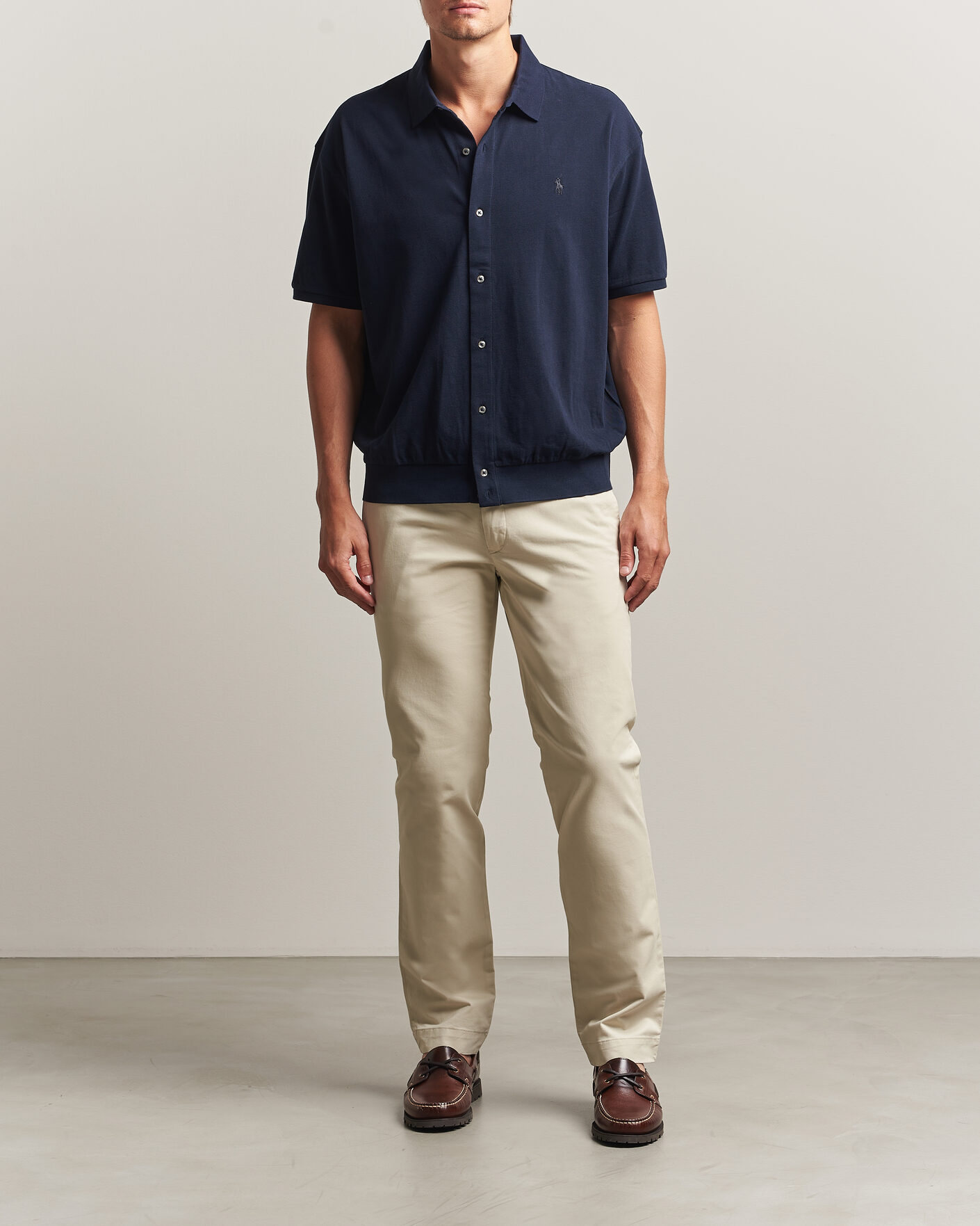 Heren | Polo's | Polo Ralph Lauren | Buttoned Polo Aviator Navy