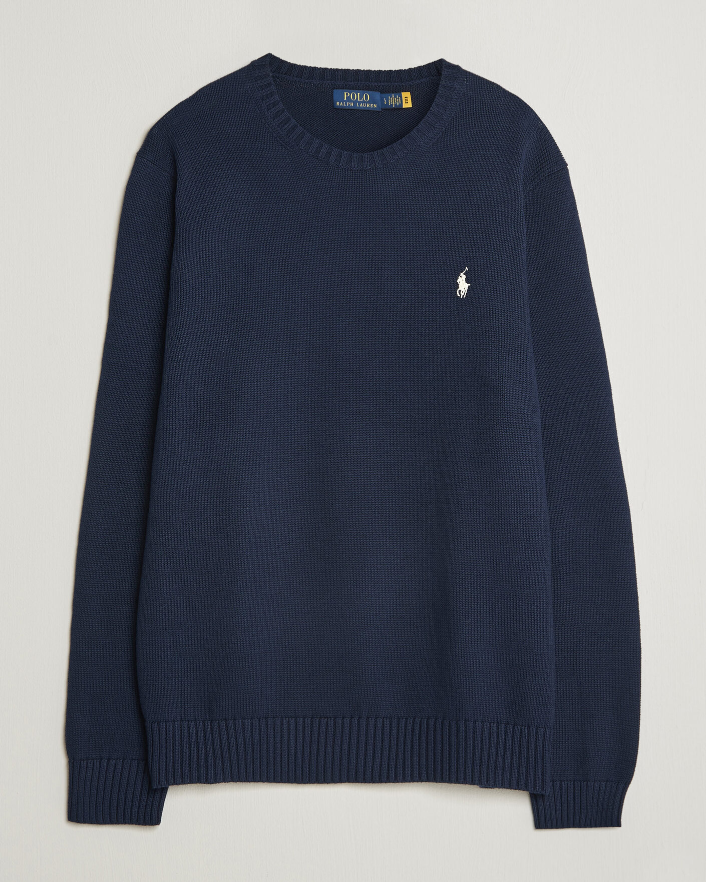 Homme | Pulls Et Tricots | Polo Ralph Lauren | Cotton Crew Neck Sweater Hunter Navy