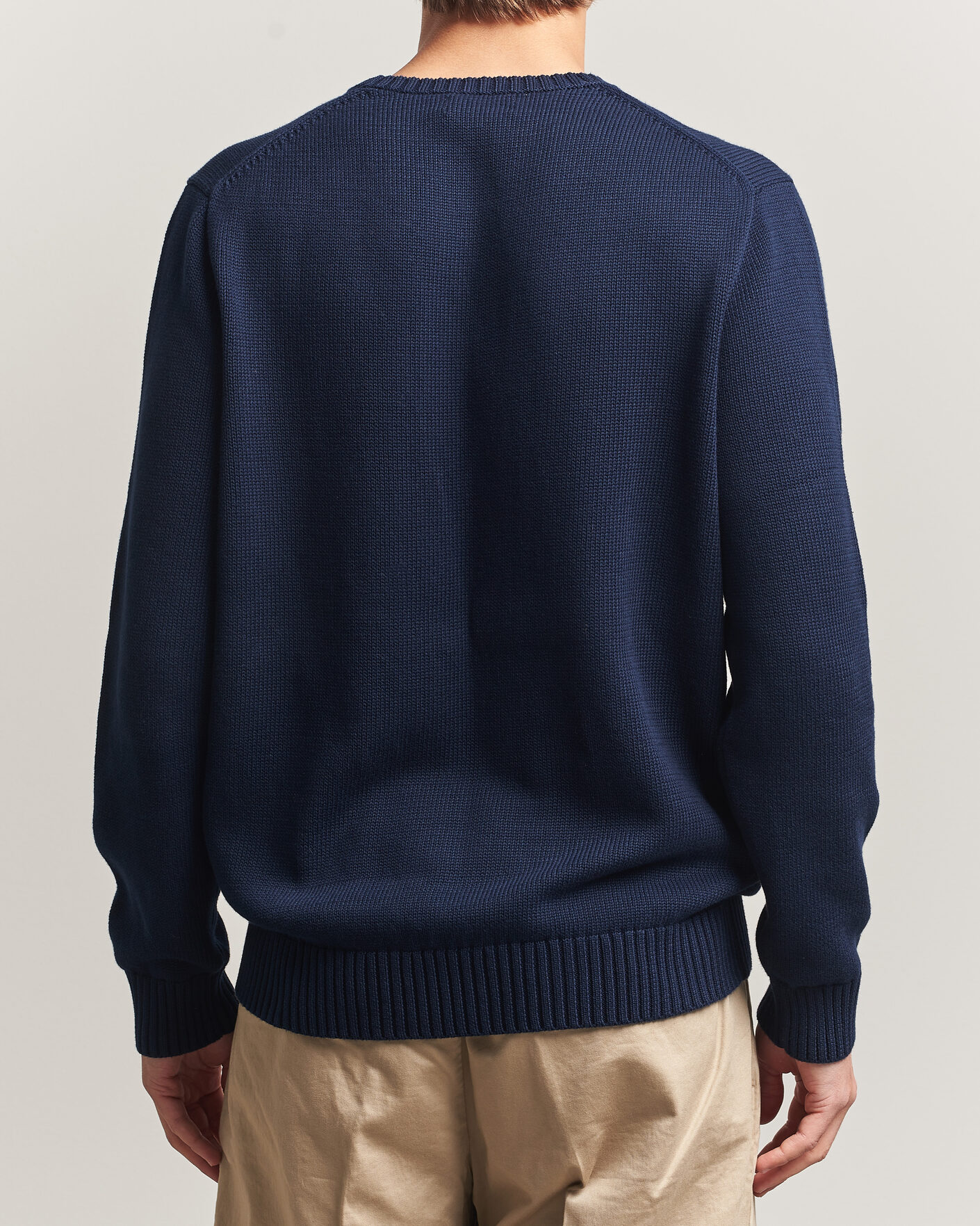 Homme | Pulls Et Tricots | Polo Ralph Lauren | Cotton Crew Neck Sweater Hunter Navy