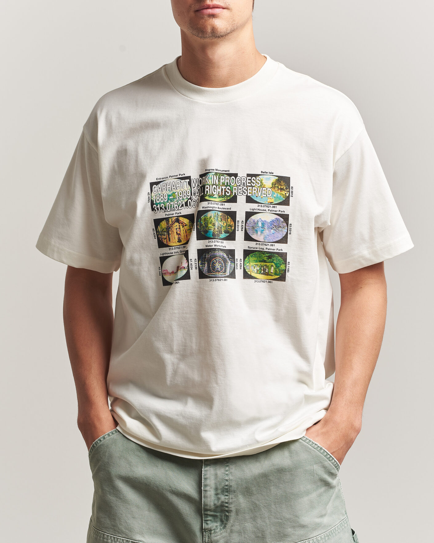 Homme | T-shirts | Carhartt WIP | Coordinates Printed T-Shirt Wax