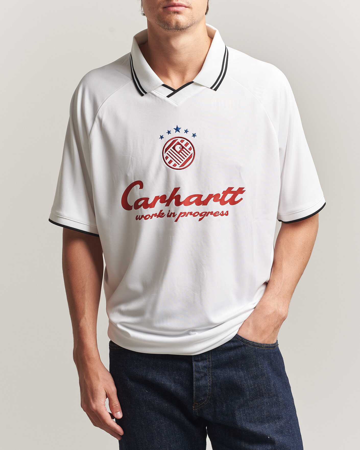Homme | T-shirts | Carhartt WIP | Terrace Football T-Shirt White